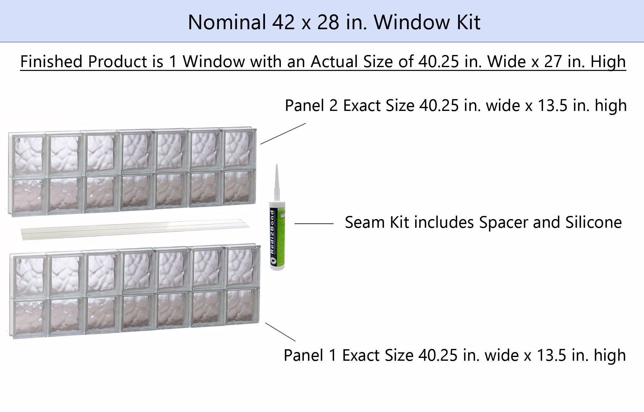 REDI2SET S4228DC Glass-Block-Windows - View #2