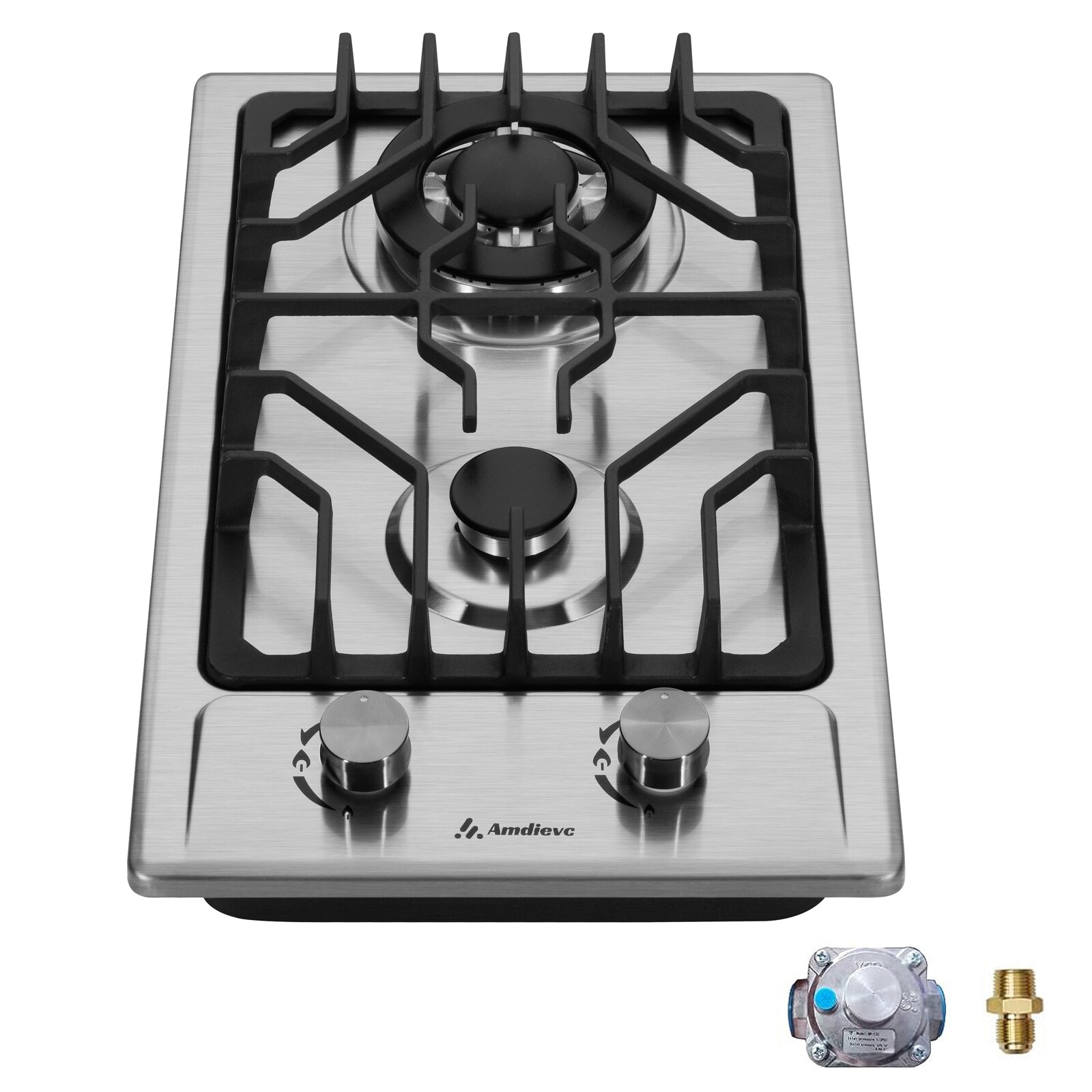 Xspracer ML-GC880 12-in 2 burners Stainless steel Gas Cooktop