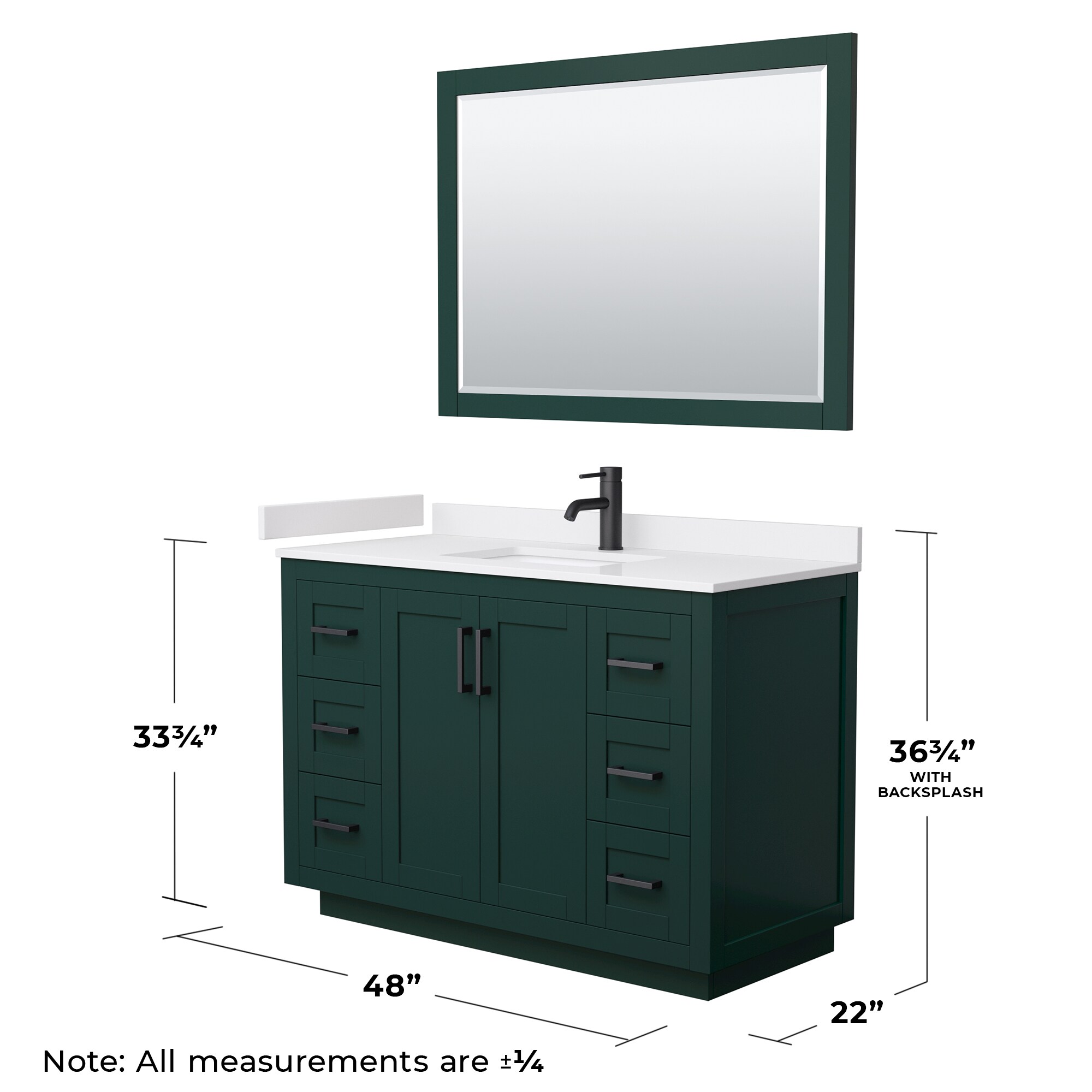 Wyndham Collection WCF292948SGKWCUNSM46 Bath-Vanity-Combo - View #6