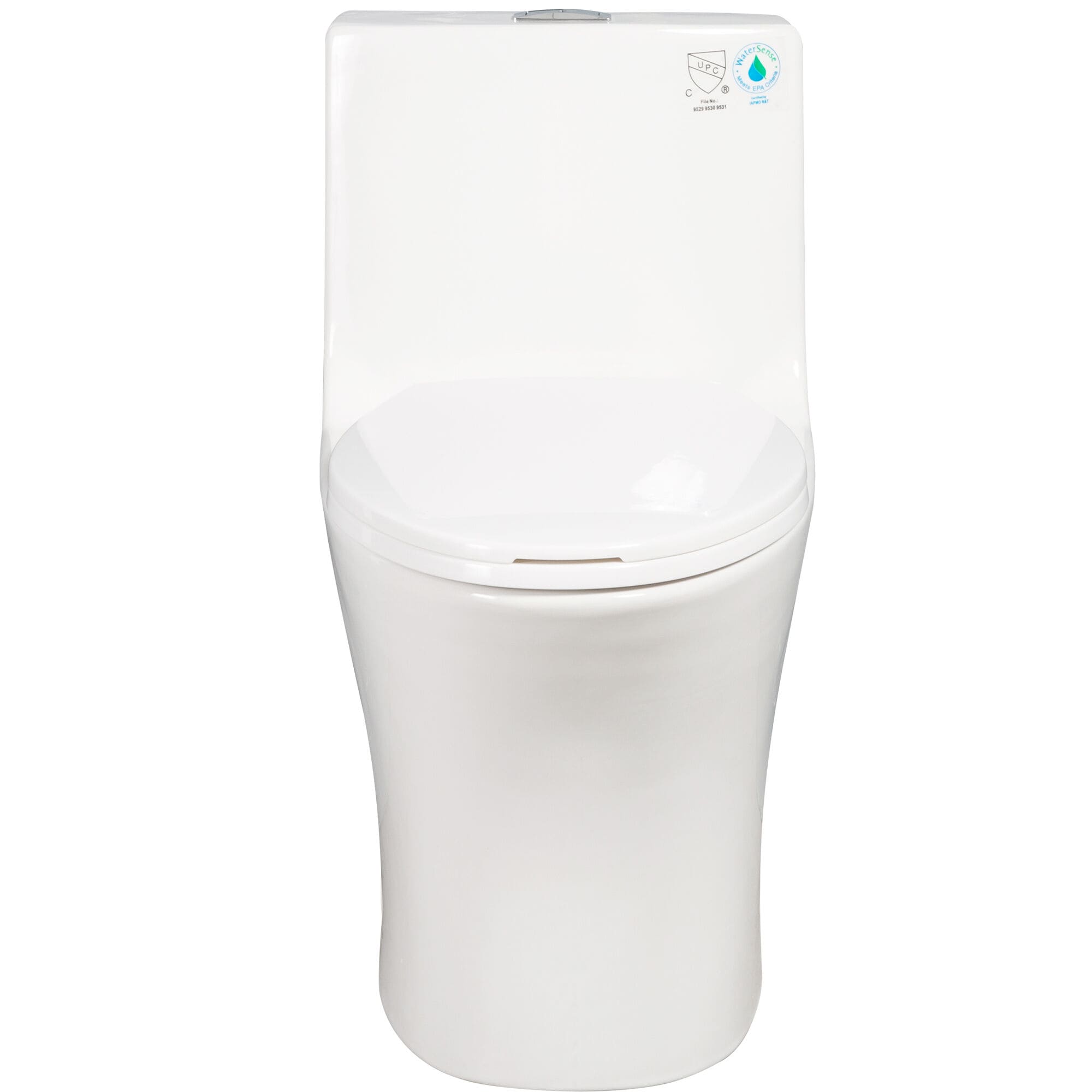 JEAREY - One Piece Dual Flush Elongated Toilet 12 Inch Rough In 1000g MAP Rating 1.1 1.6 GPF Wate...