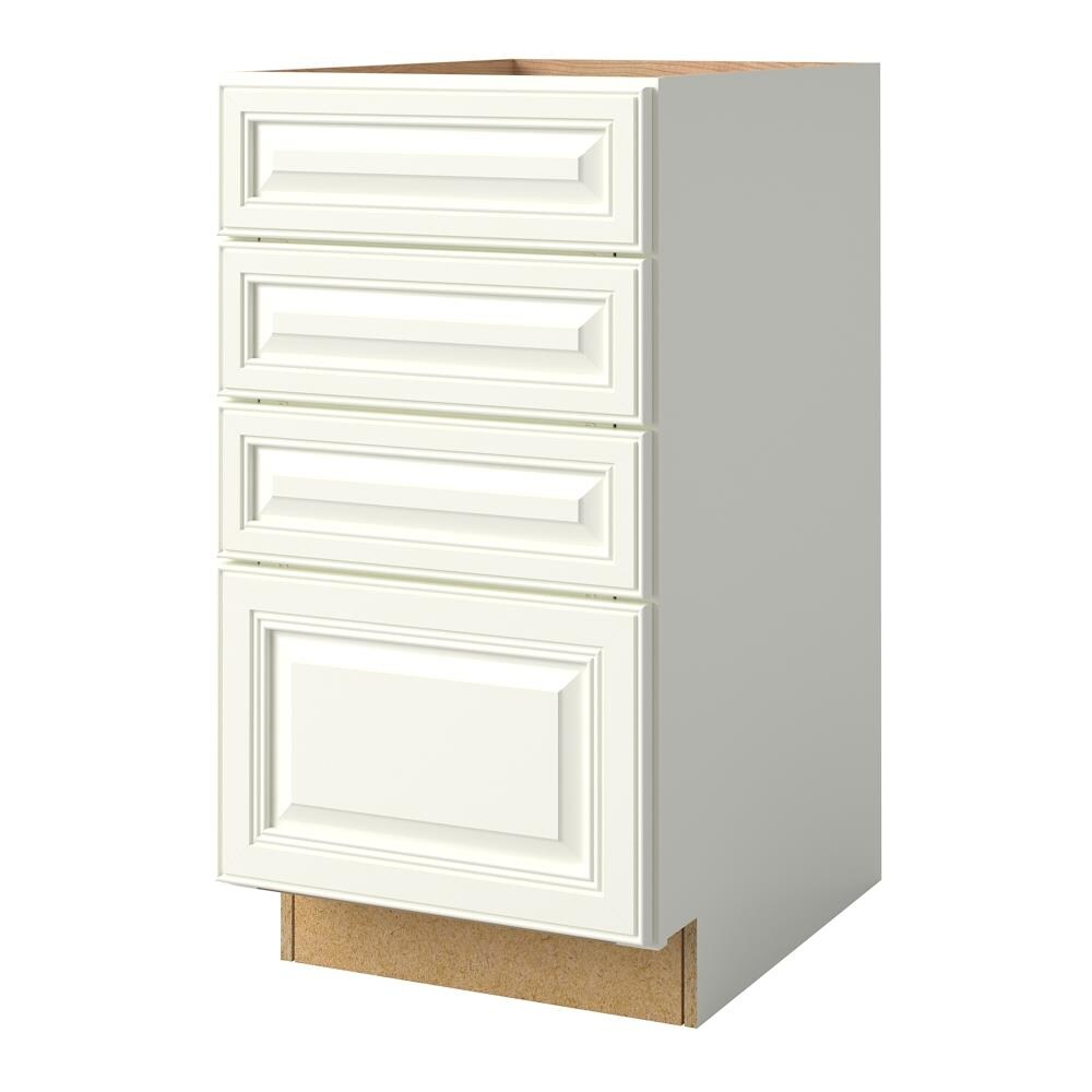 allen + roth 21480DW Dawley 18-in W x 34.5-in H x 24-in D Linen Drawer Base Fully Assembled Cabinet (Raised Panel Door Style)