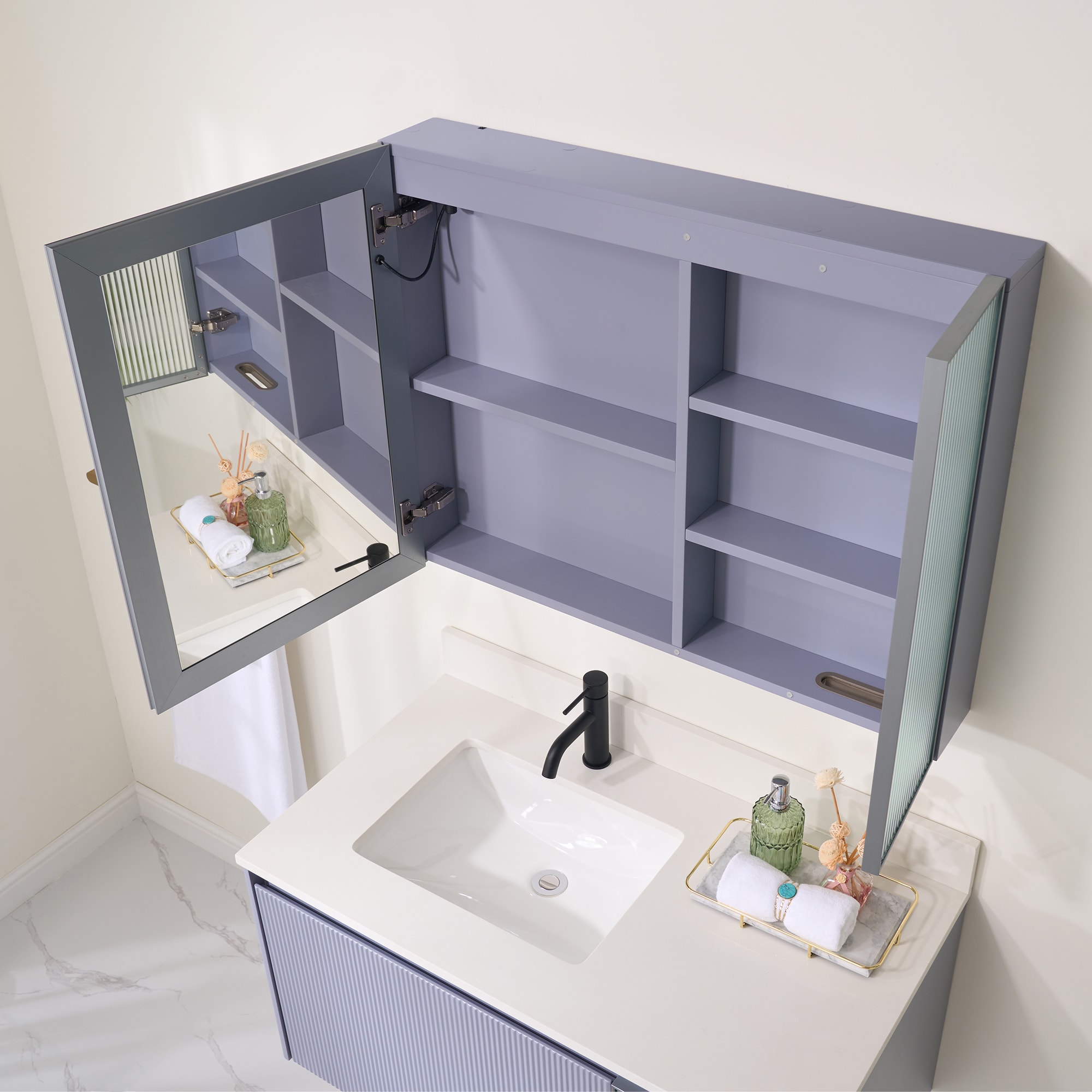 Forclover ALF-FL36VL Bathroom-Medicine-Cabinets - View #11