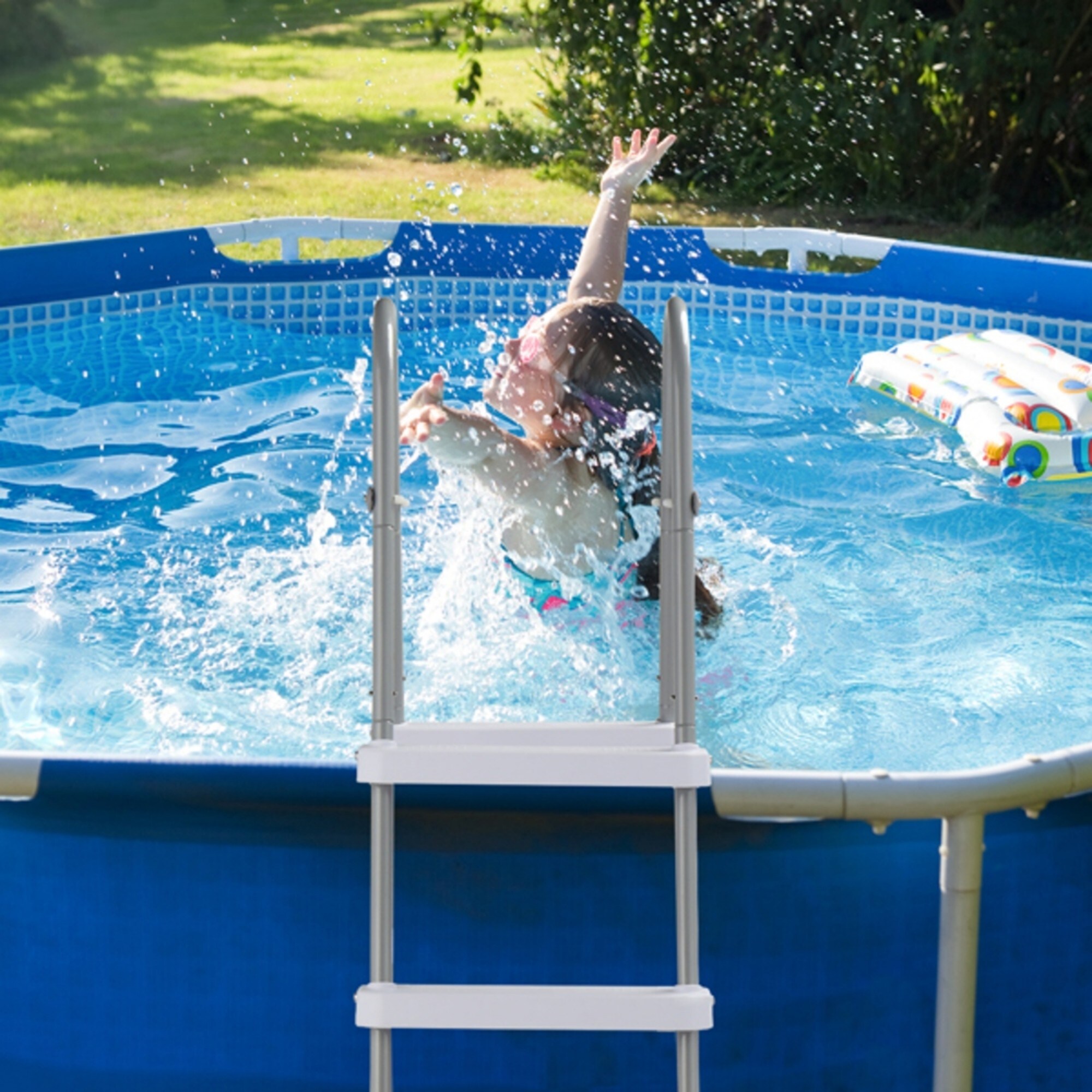Numhew NHSEAN5207 Above-Ground-Pool-Lad-Steps - View #12