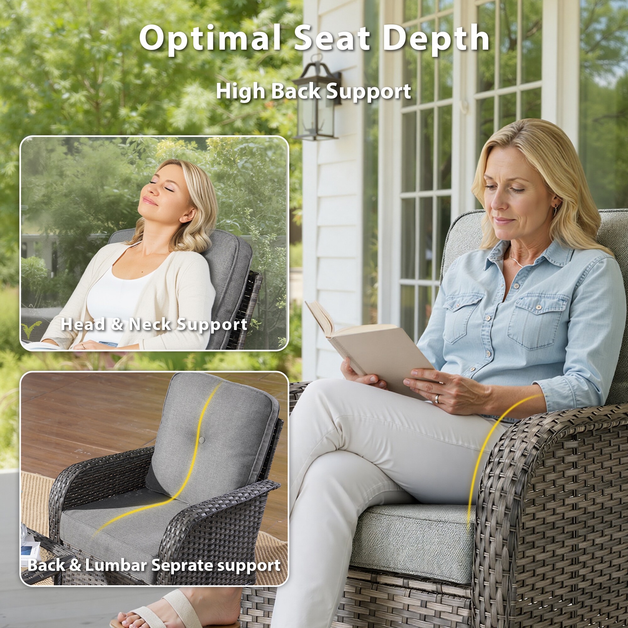 weaxty HMBYZGNCGNDS400S51 Patio-Conversation-Sets - View #7