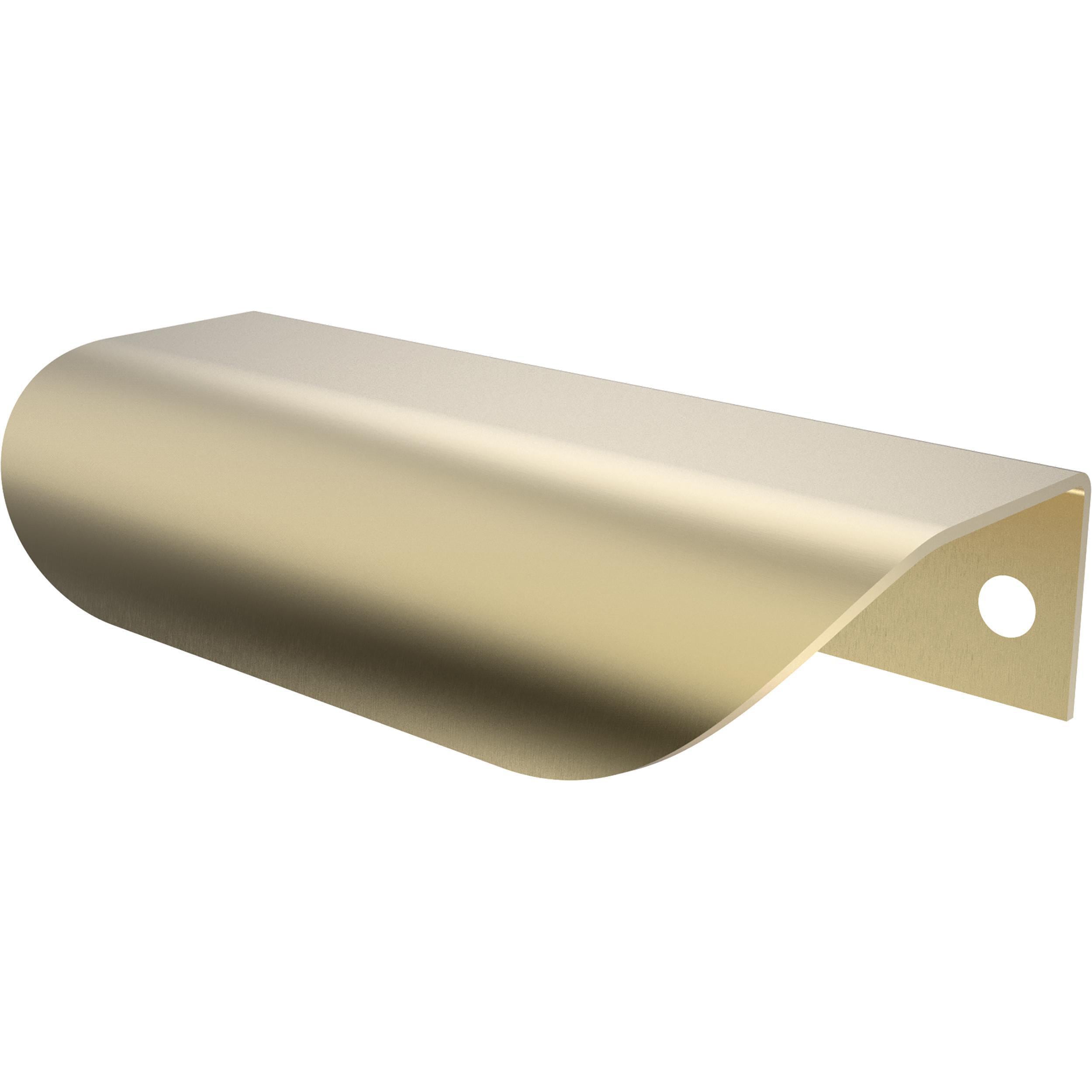 Franklin Brass DCEDP-BRG-D Edge 4-in , 102mm Center to Center Brushed Gold Novelty Finger