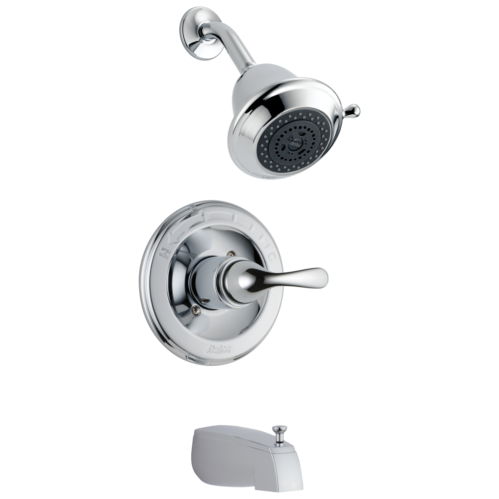 Delta Classic Chrome 1 Handle Multi Function Round Bathtub And Shower Faucet Valve Included In 7492