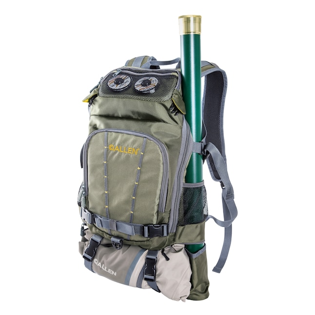 Allen Company Gunnison Fishing Backpack - Green, Convertible Daypack to  Sling Pack, Multiple Pockets for Rod Tubes and Water Bottles in the Fishing  Gear & Apparel department at