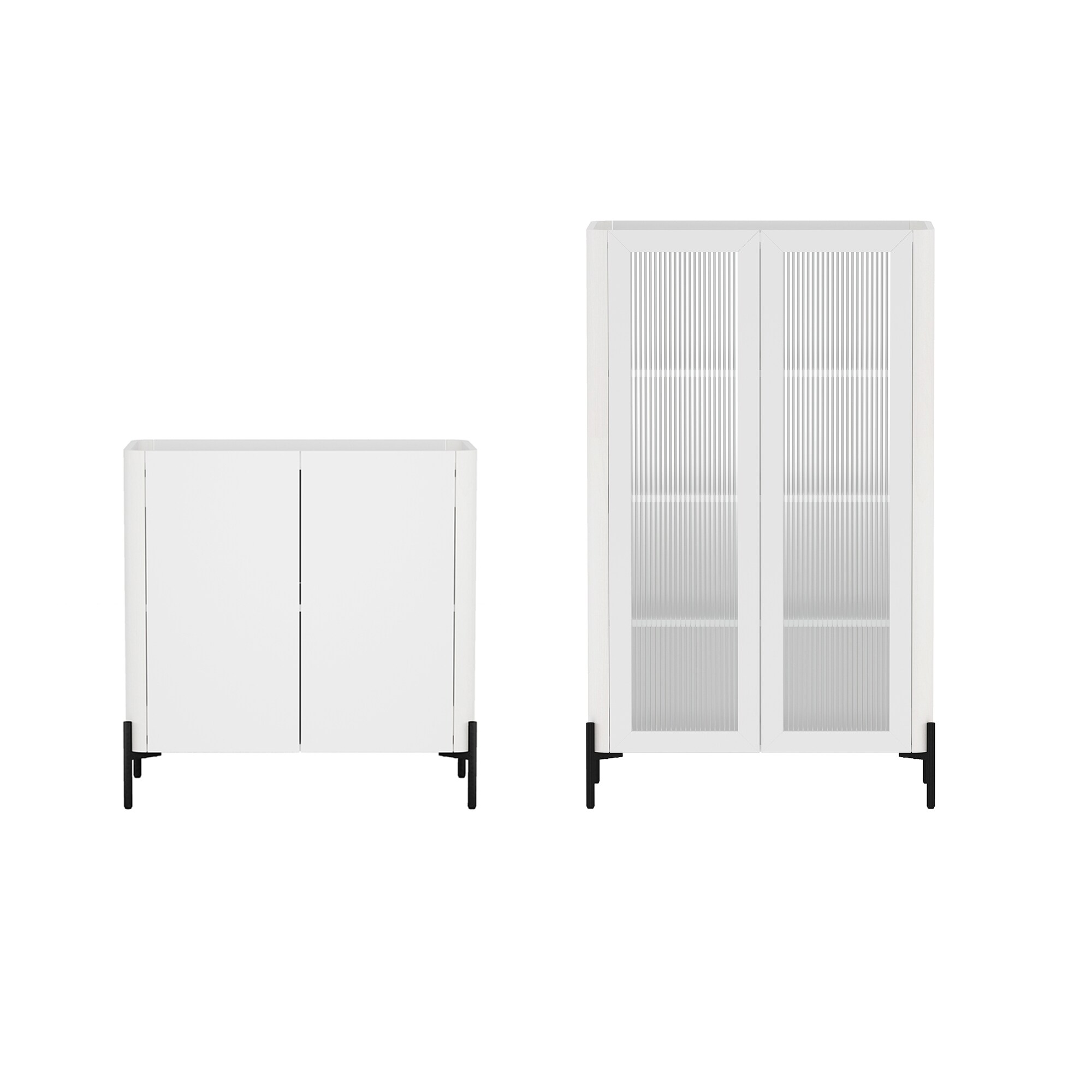 Manhattan Comfort 2-AFBC042-WH Home-Office-Furniture-Sets - View #2