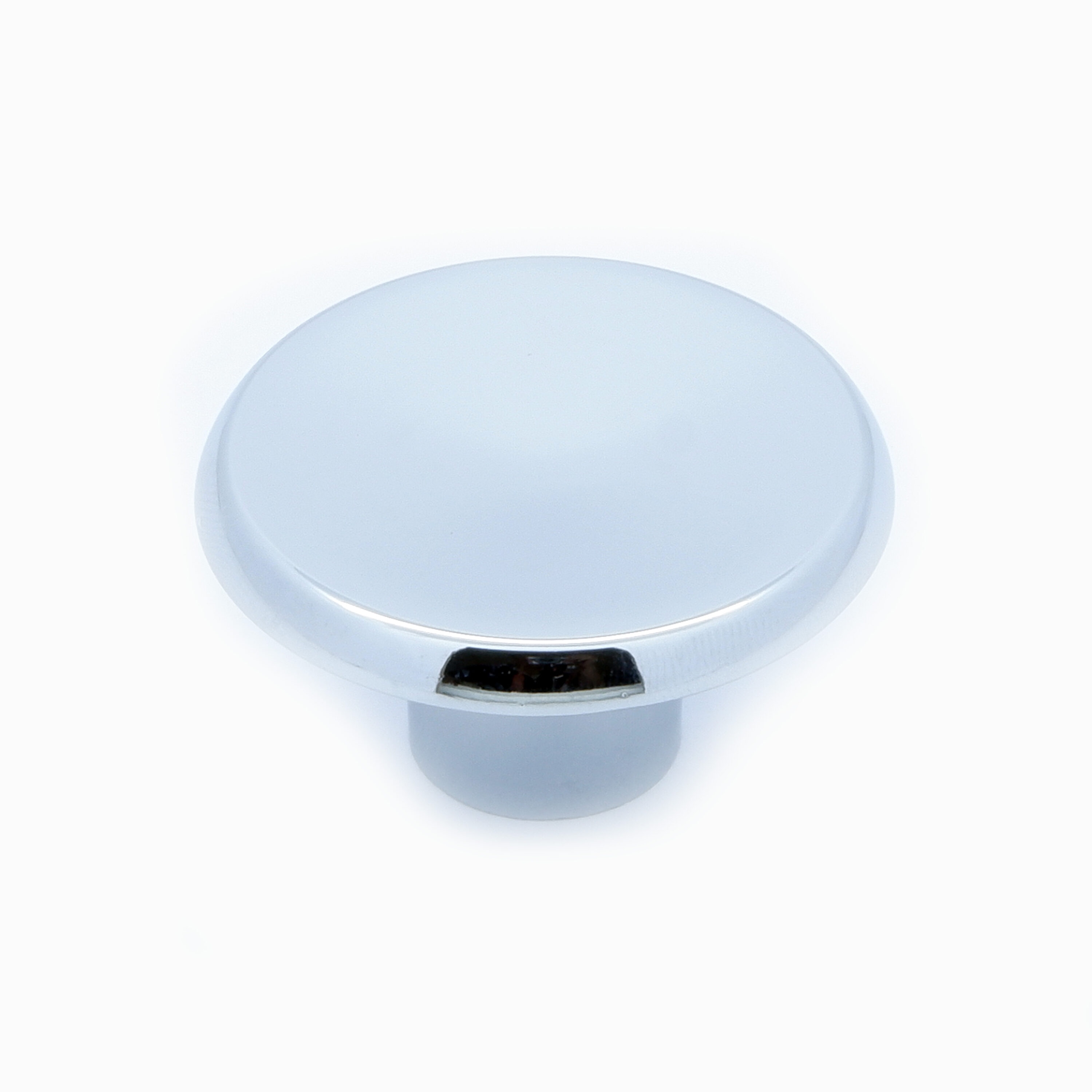 allen + roth 1-1/2-in White Round Transitional Cabinet Knob