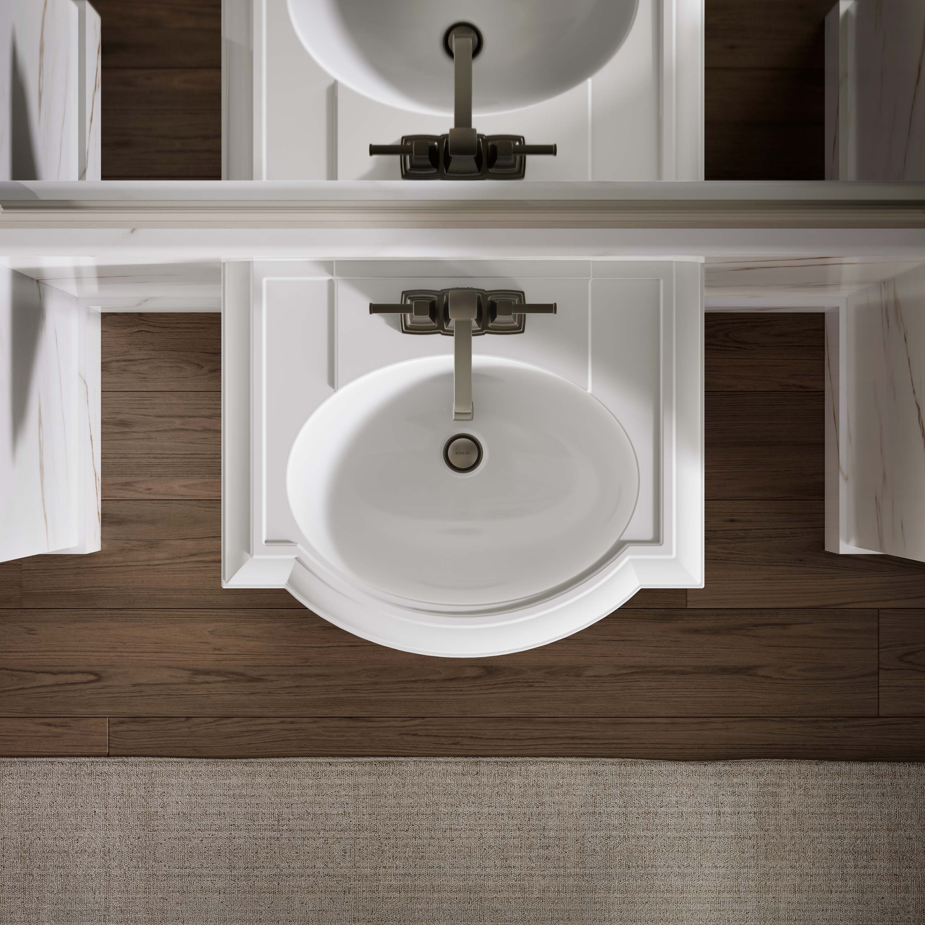 KOHLER 2286-4-0 Complete-Pedestal-Lavatories - View #9