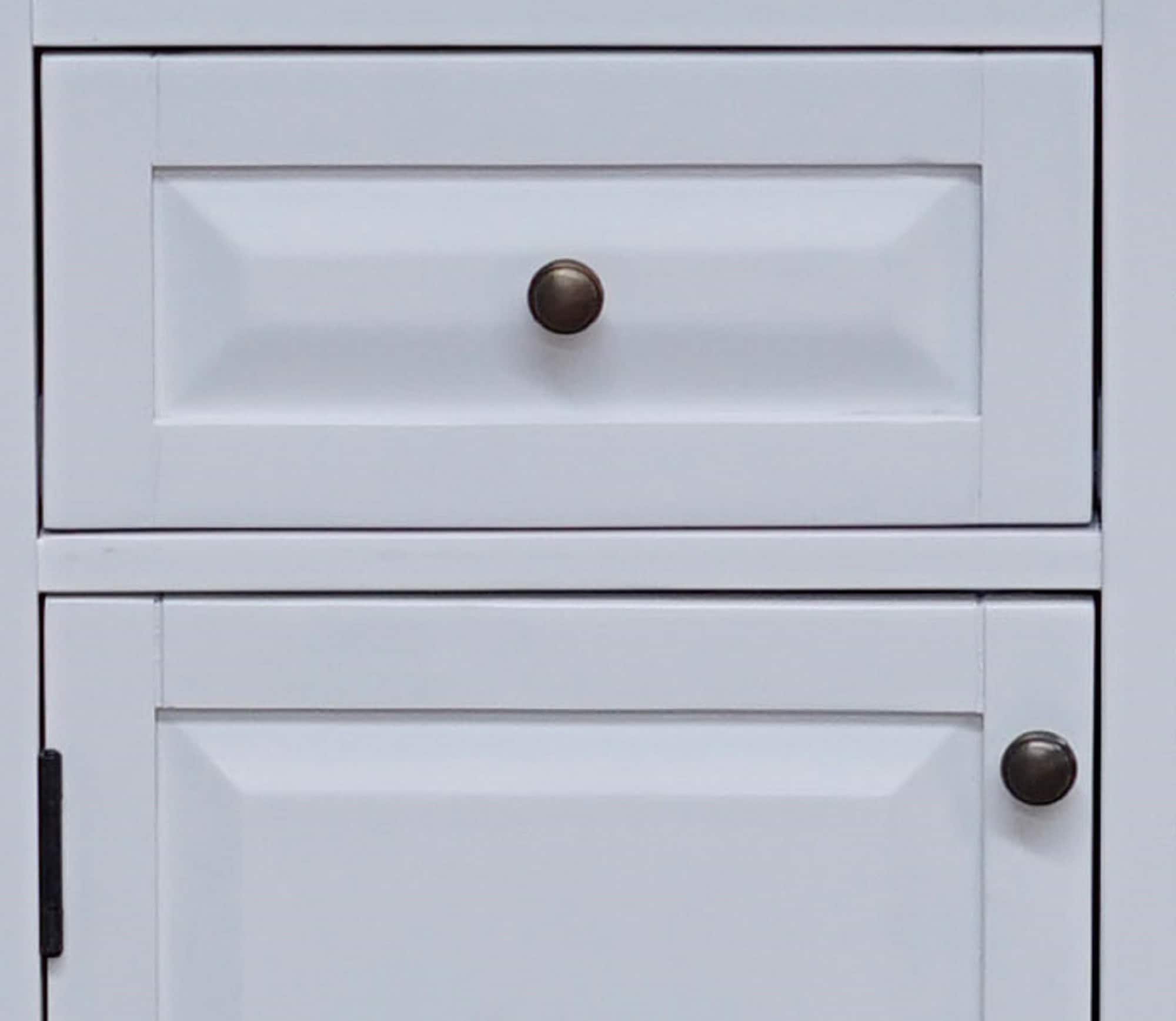 Alaterre Furniture ANVA76WH Linen-Cabinets - View #3