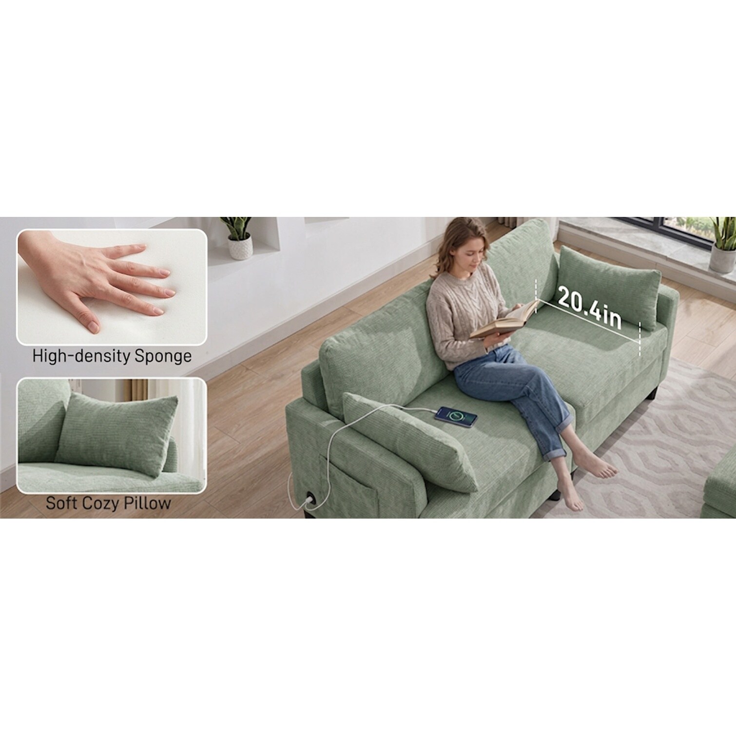 BBabe 0U6X992PMGZX Sofas-Loveseats - View #5