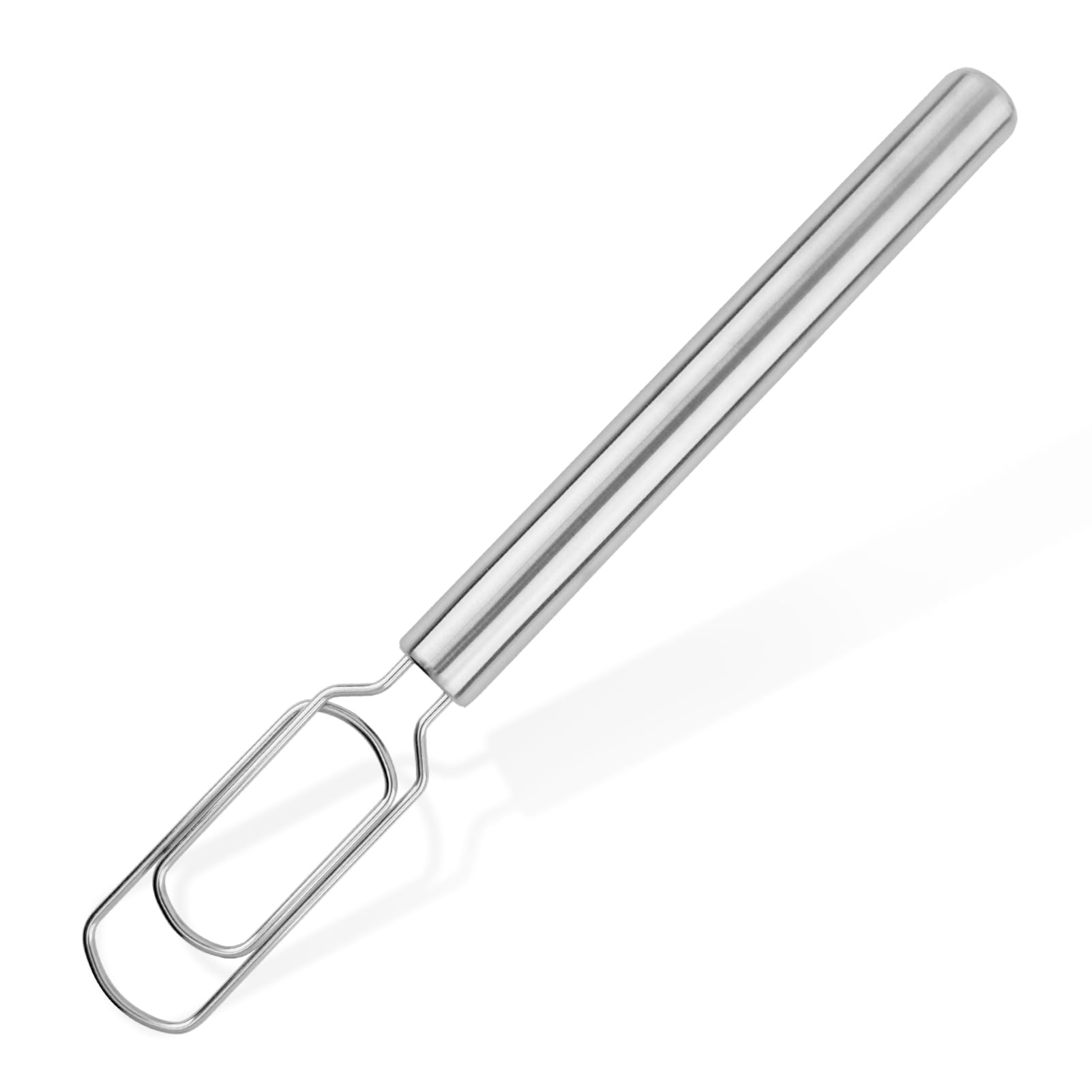 Aoibox  12 in Danish Dough Whisk Stainless Steel Hand Mixer for Sourdough Bread Pizza Cake Batter Dishwasher