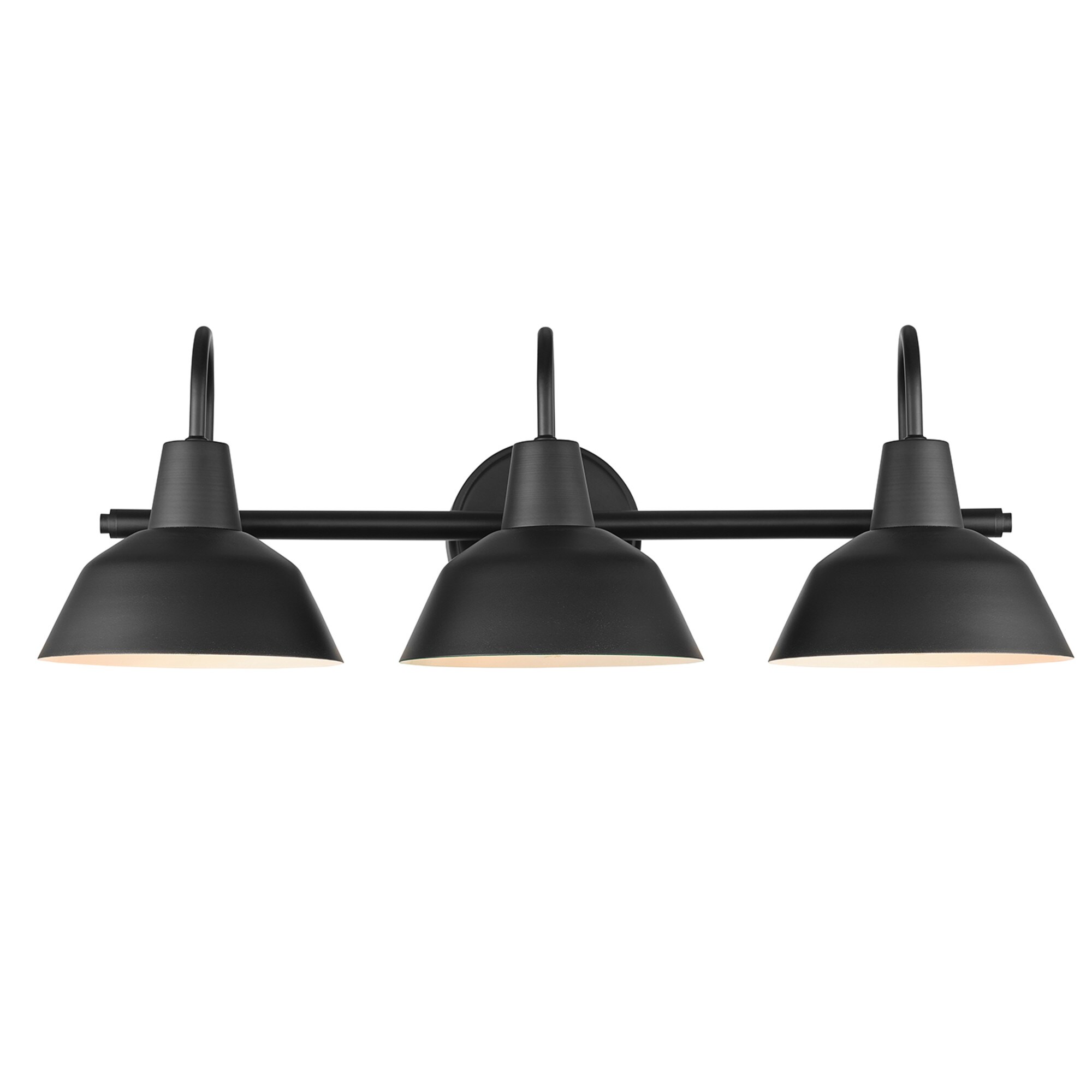 globe vanity light black