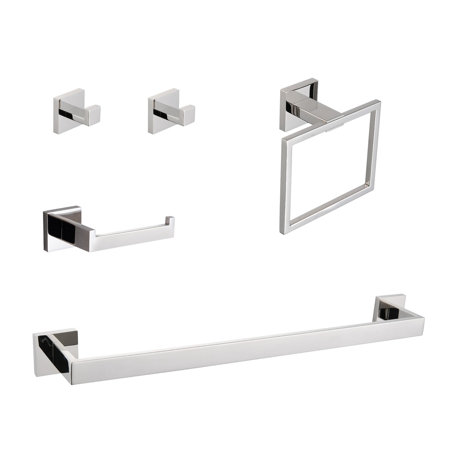 Tahanbath 5-Piece Bathroom Hardware Accessories Set