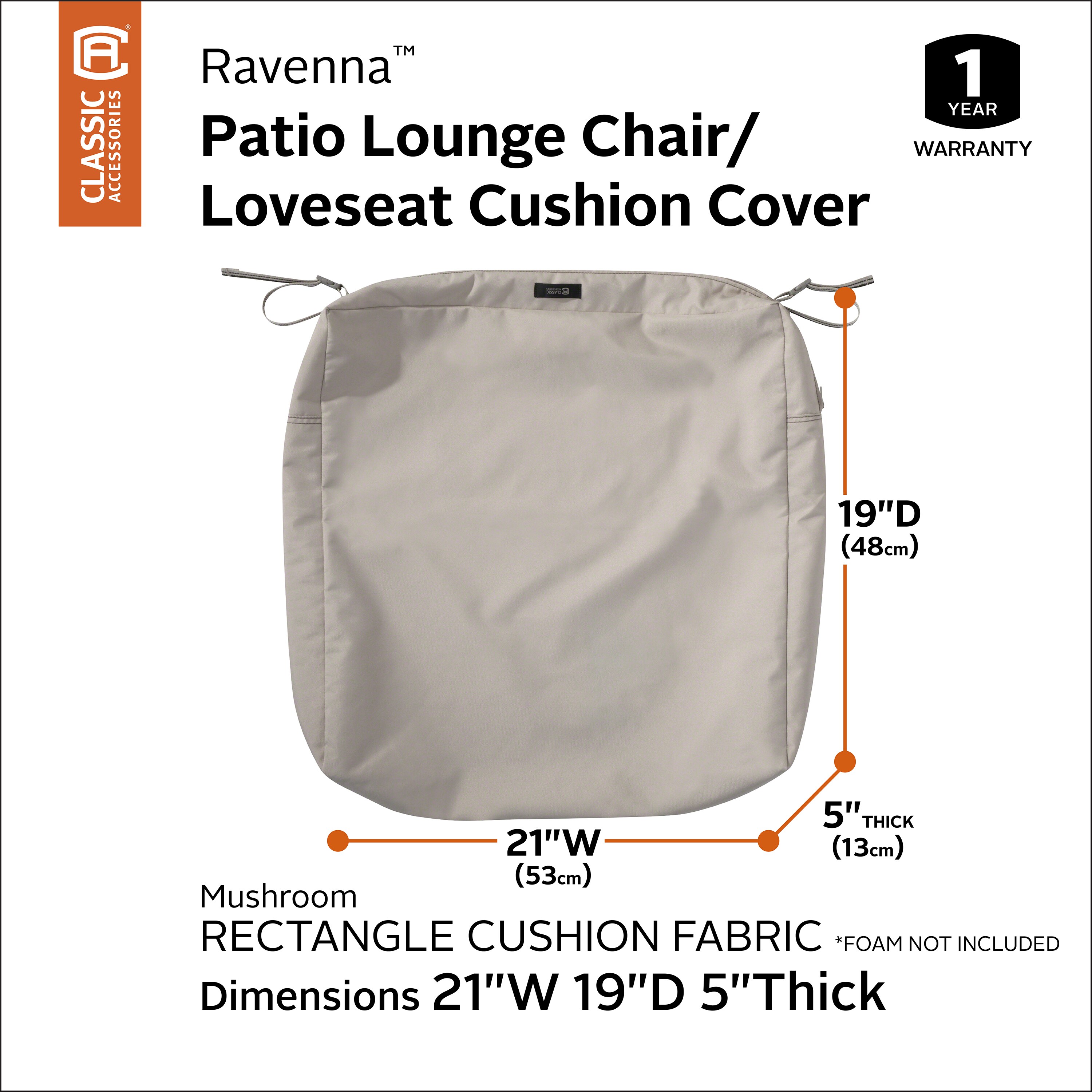 Classic Accessories 60-382-016401-RT Patio-Furniture-Cushions - View #3