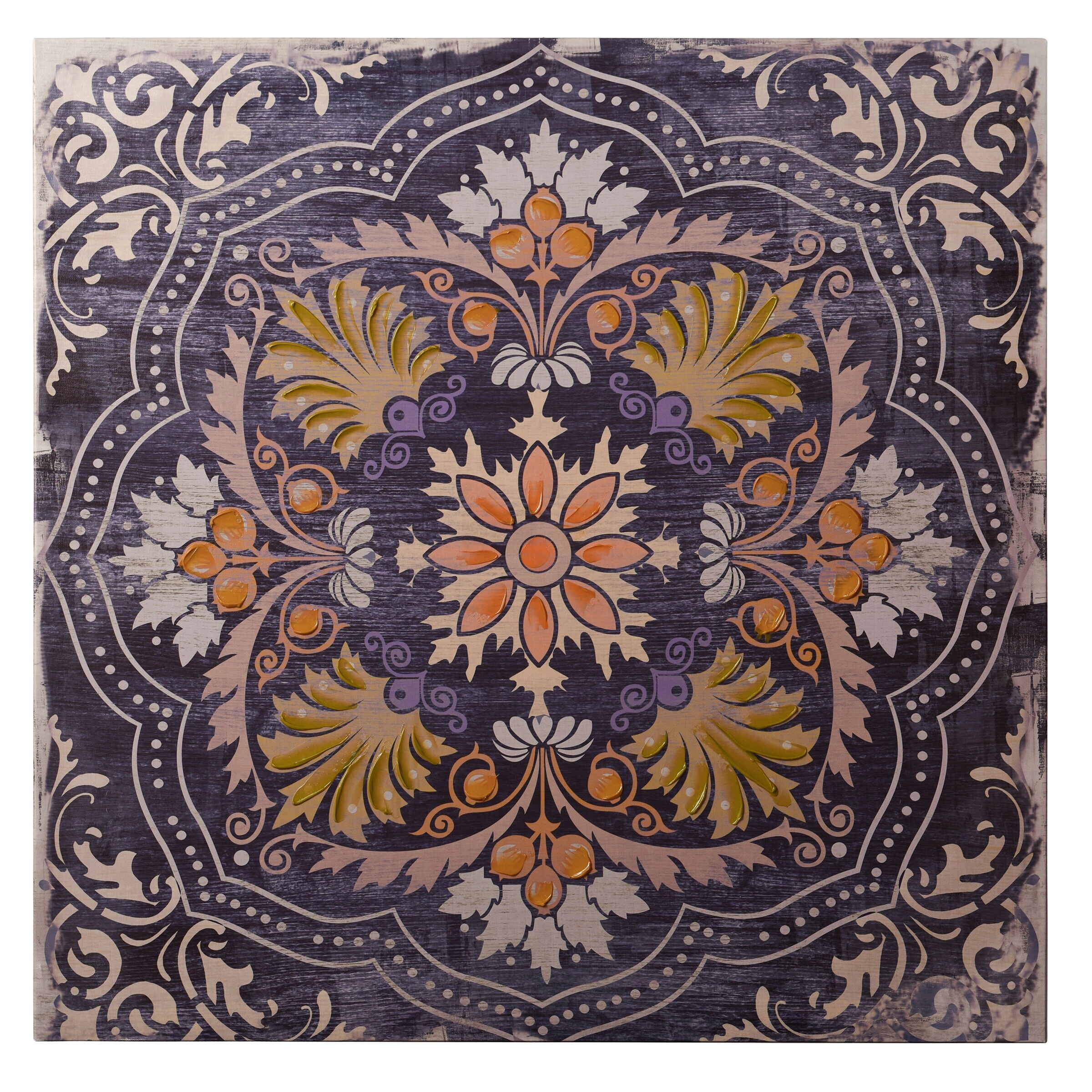 StyleCraft Home Collection WI33581DS 32-in H x 32-in W Abstract Wood Print