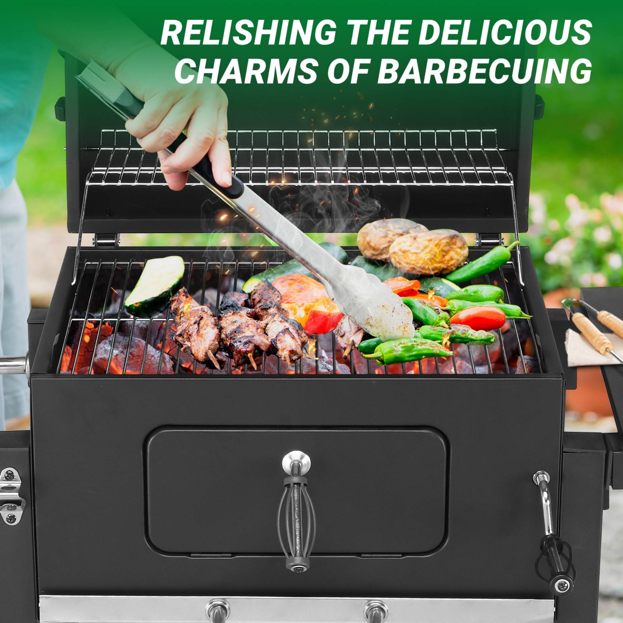 Wudkey L4-PR7O3Q Charcoal-Grills - View #5