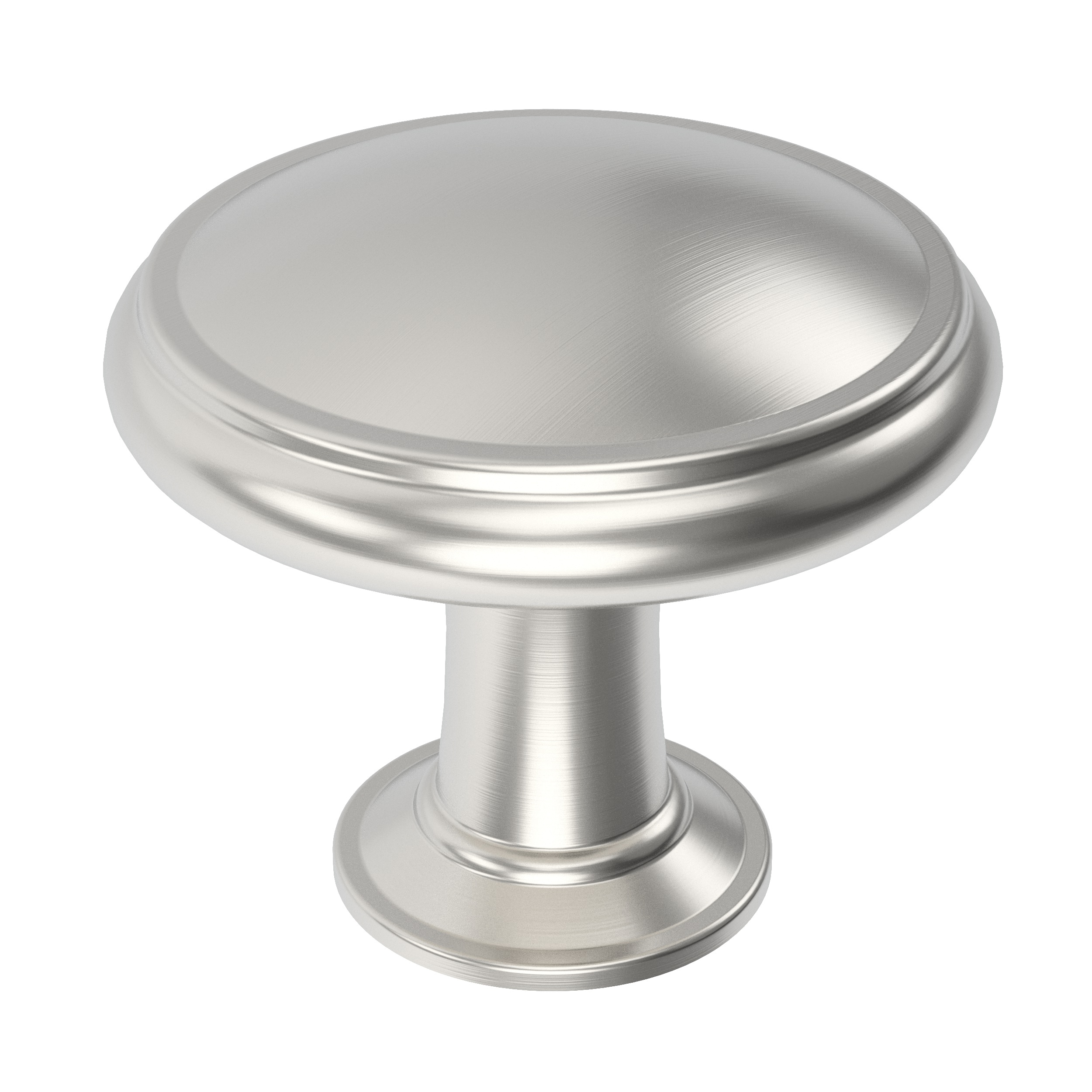 Style Selections 1 3 16 In Satin Nickel Round Modern Cabinet Knob 25   66184038 