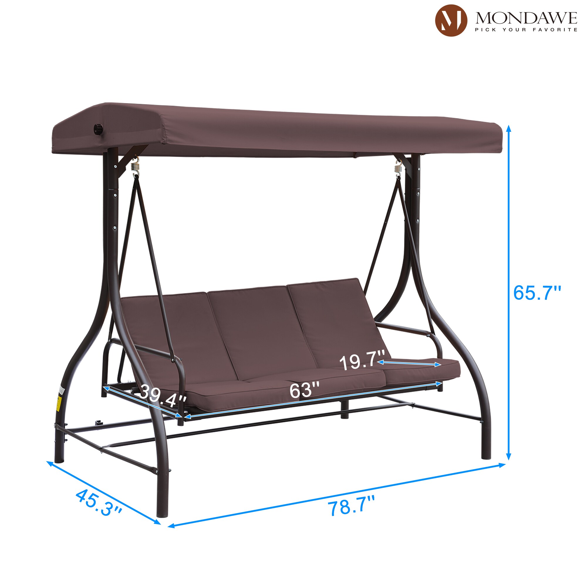 ava swing 3 seater