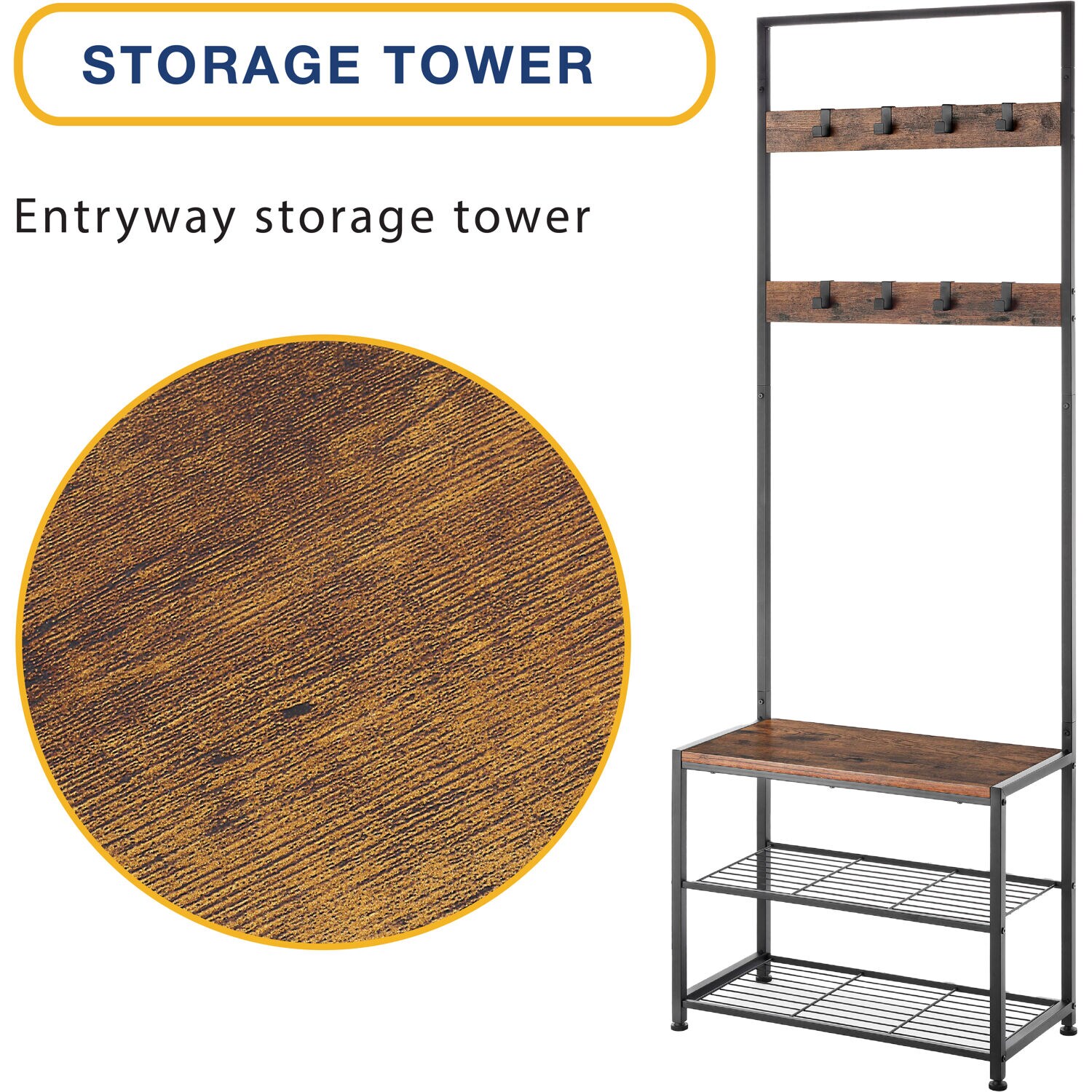 Whitmor 6764-10131-SIOC Coatrack-Stands-Pedestals - View #9