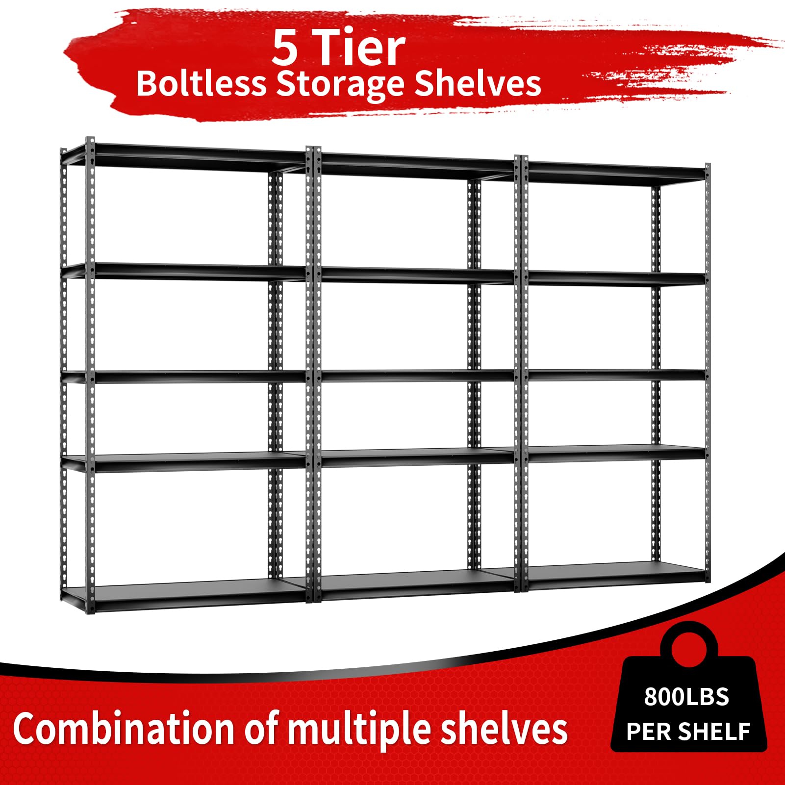 Shuntong ATB-D36-18-72-5B Free-Standing-Shelving - View #7