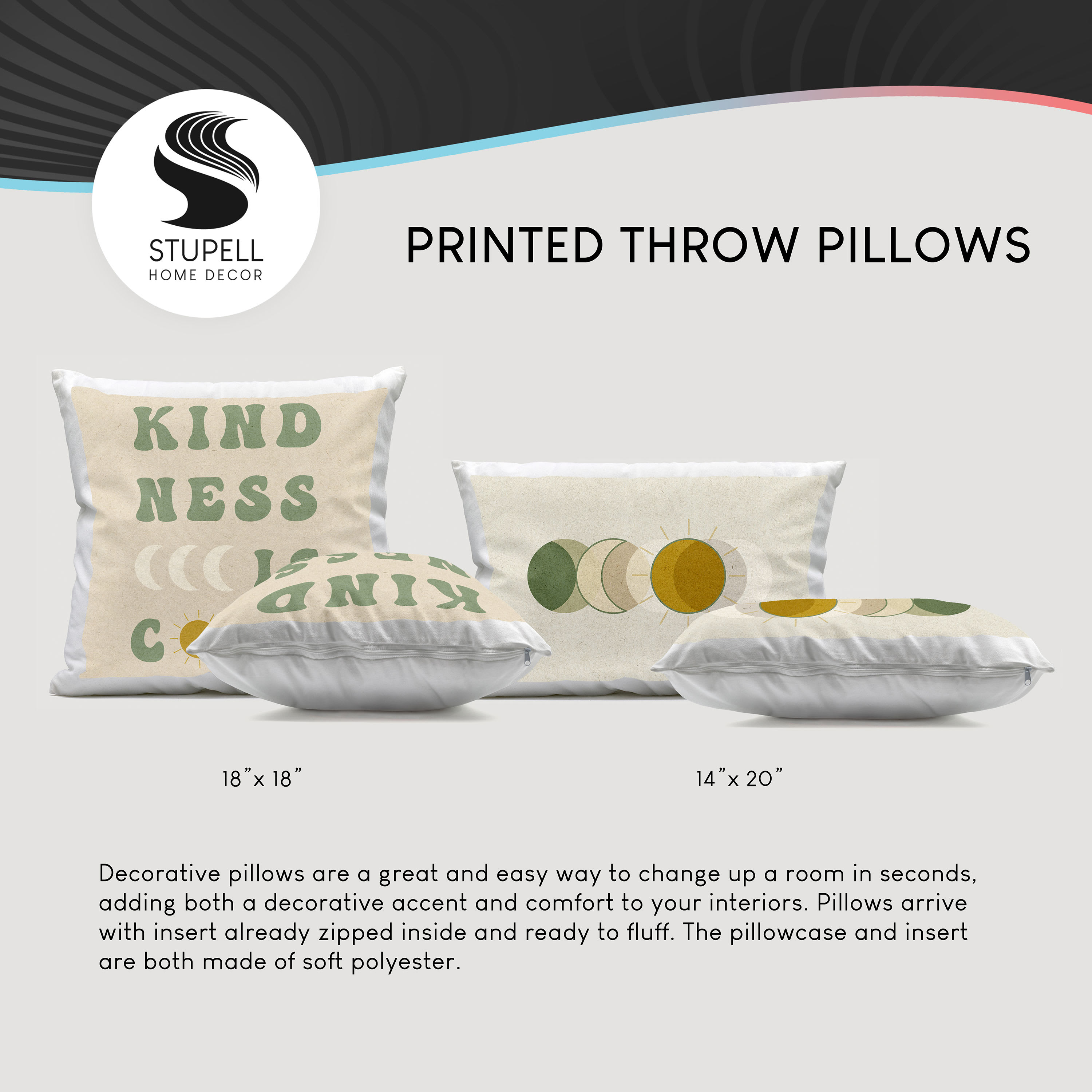 Stupell Industries PLO-711-SQW-18X18 Accent-Pillows - View #4