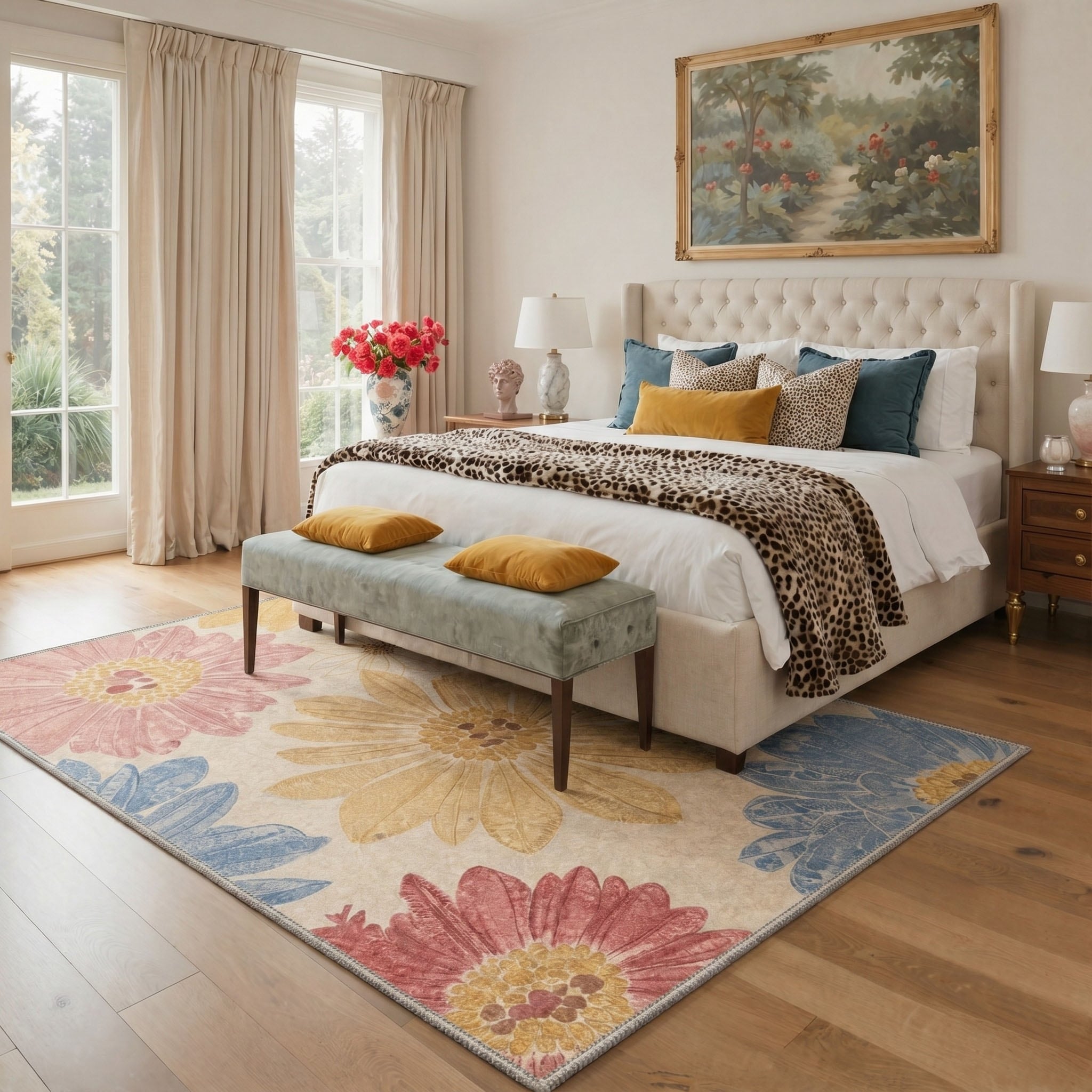 BAVNI ARF2053-PINK-4X6 rugs - View #3
