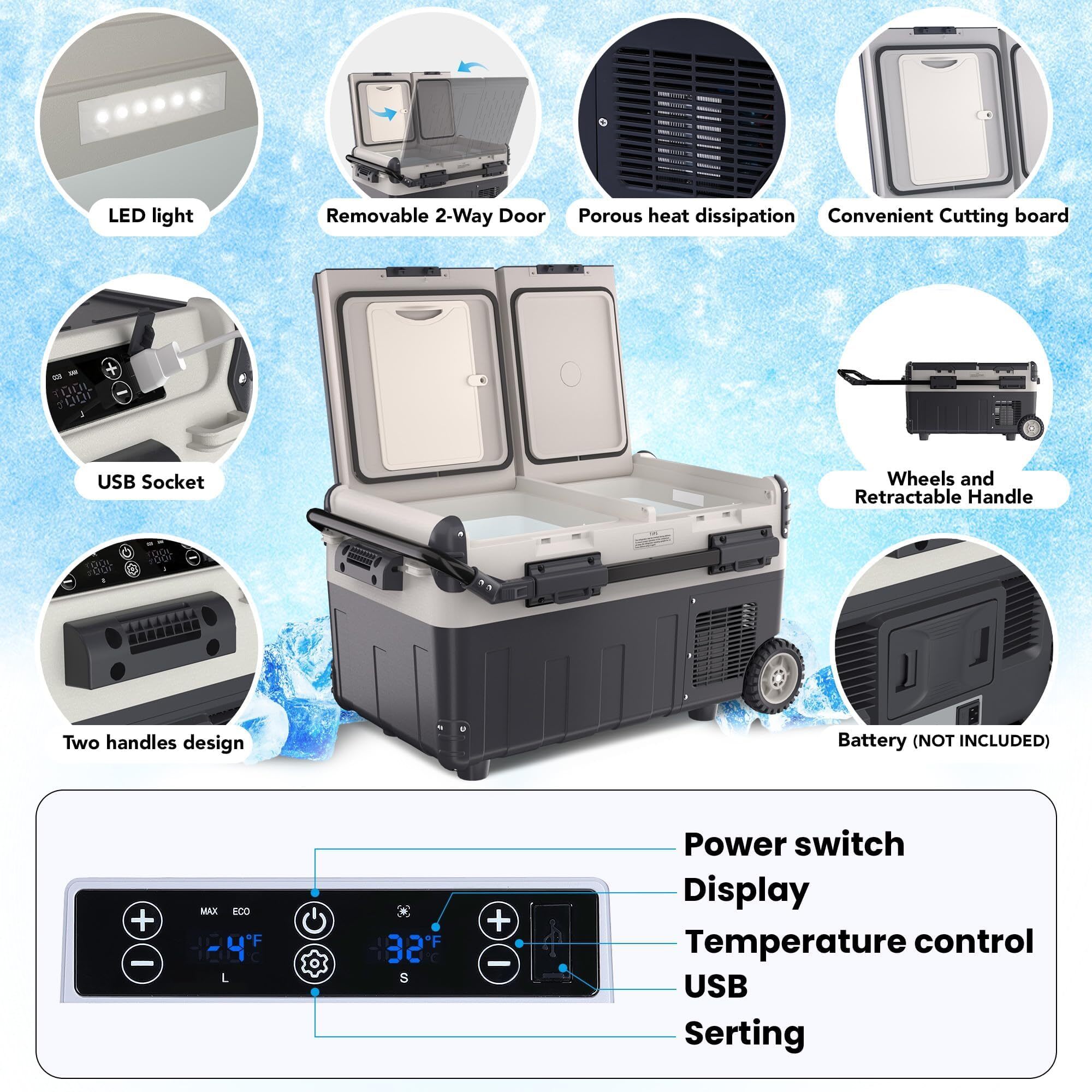Qeetex LSLG-POU0A59TWFS Portable-Coolers - View #7