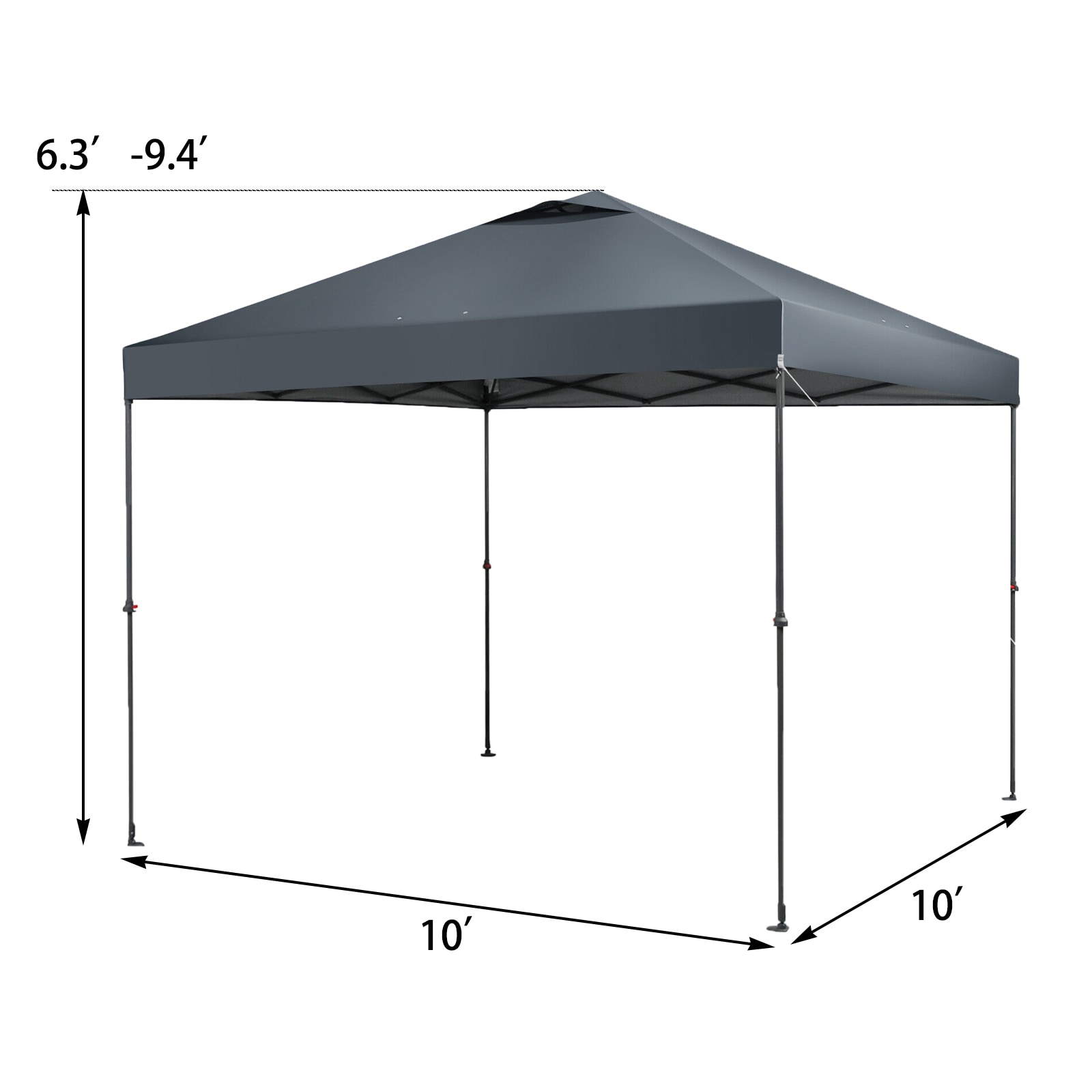 WELLFOR TDS10847GR Canopy-Storage - View #5