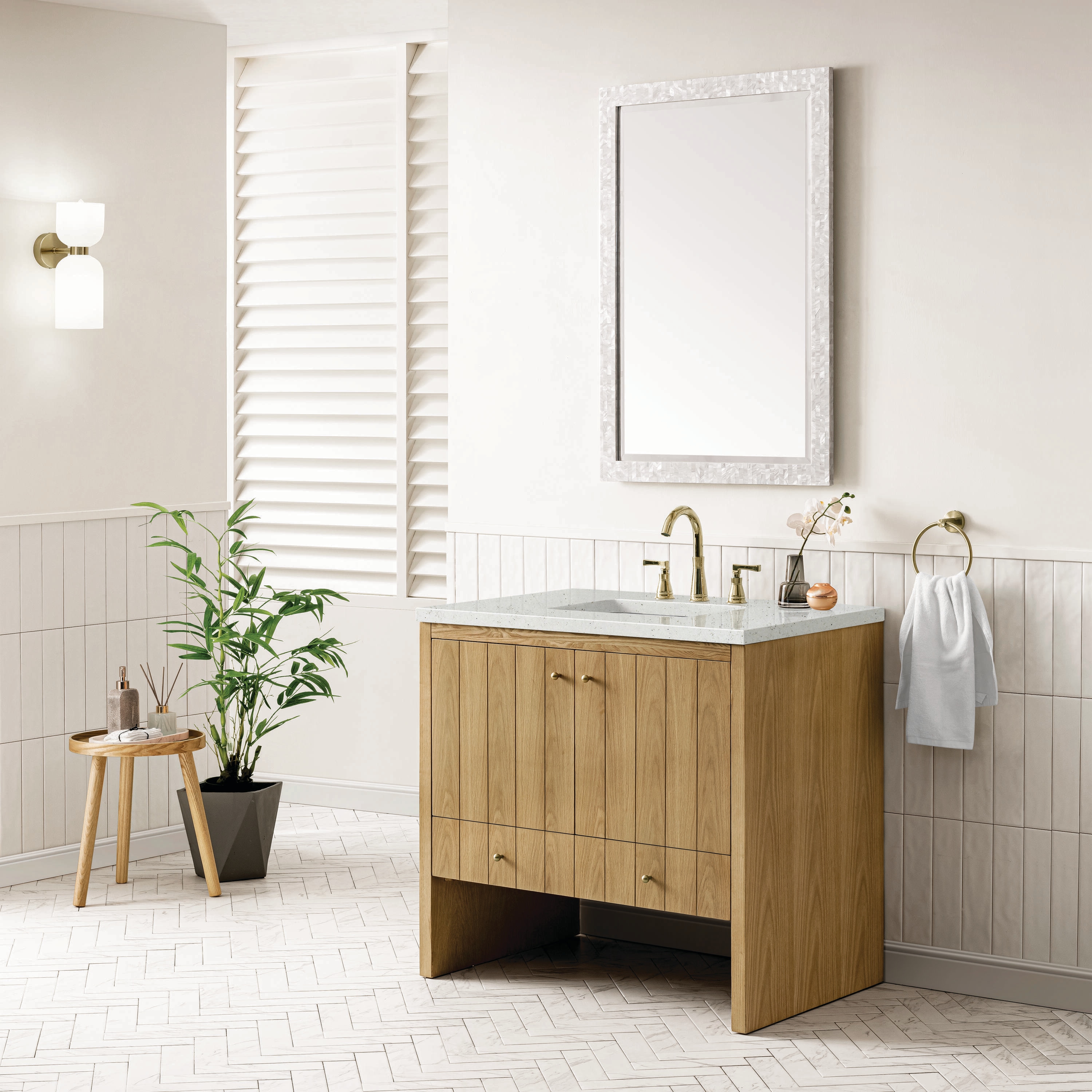 James Martin Vanities 435-V36-LNO-3LDL Bath-Vanity-Combo - View #4