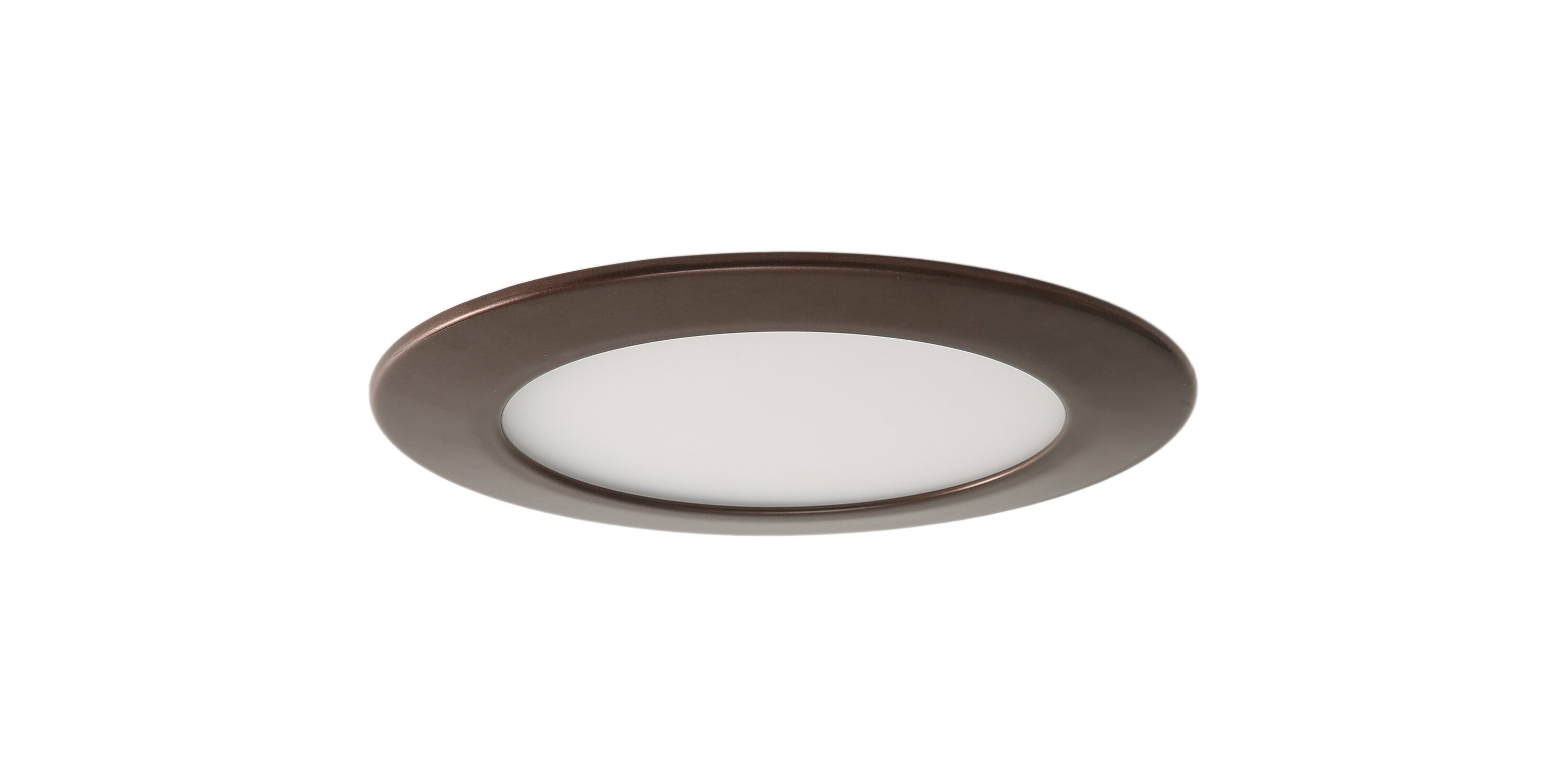 Amax Lighting LED-RF6D-BZ LED cranium 1 -Light 6-in Bronze Indoor/Outdoor Integrated LED Flush Mount Light