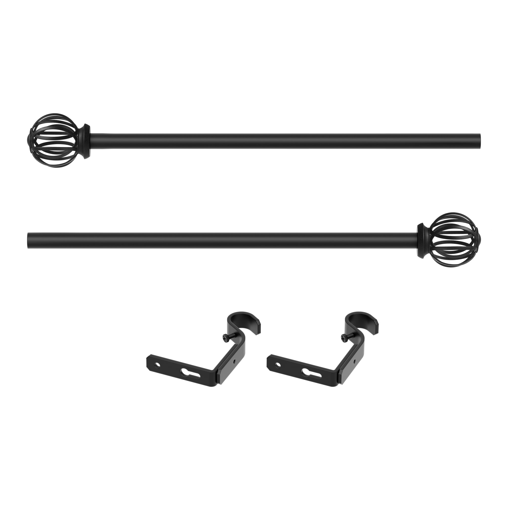 Style Selections FSI 1475E MBLK Curtain-Rods - View #9