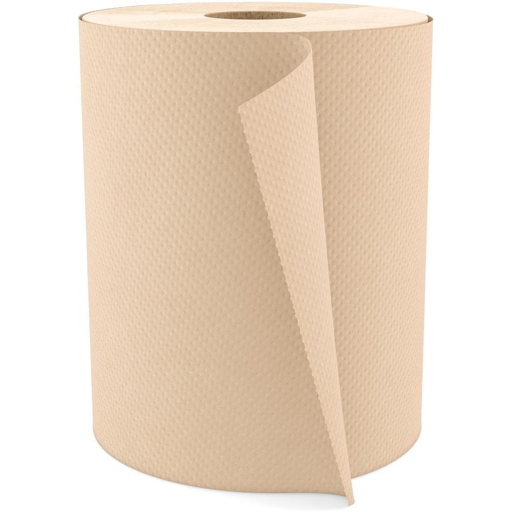 Genuine Joe Commercial/Residential Multifold Natural Paper Towels - 1 Ply -  9.25in x 9.40in - Brown - 250 Sheets/Pack - 4000/Carton - Chlorine-free in  the Paper Towels department at