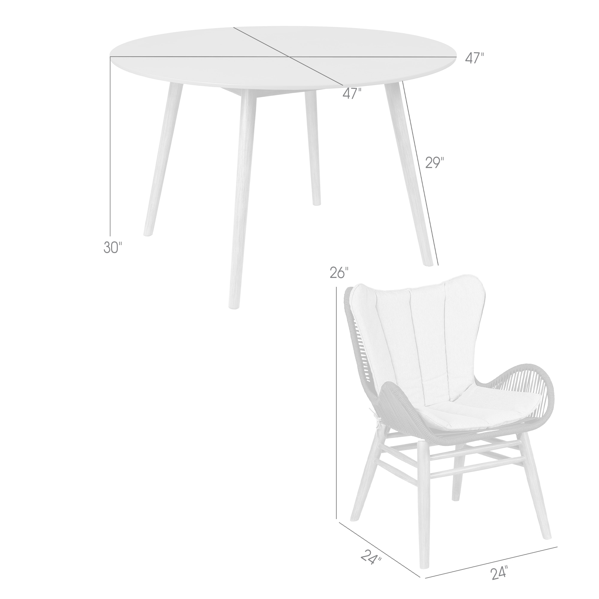Armen Living 840254335950 Patio-Dining-Sets - View #6