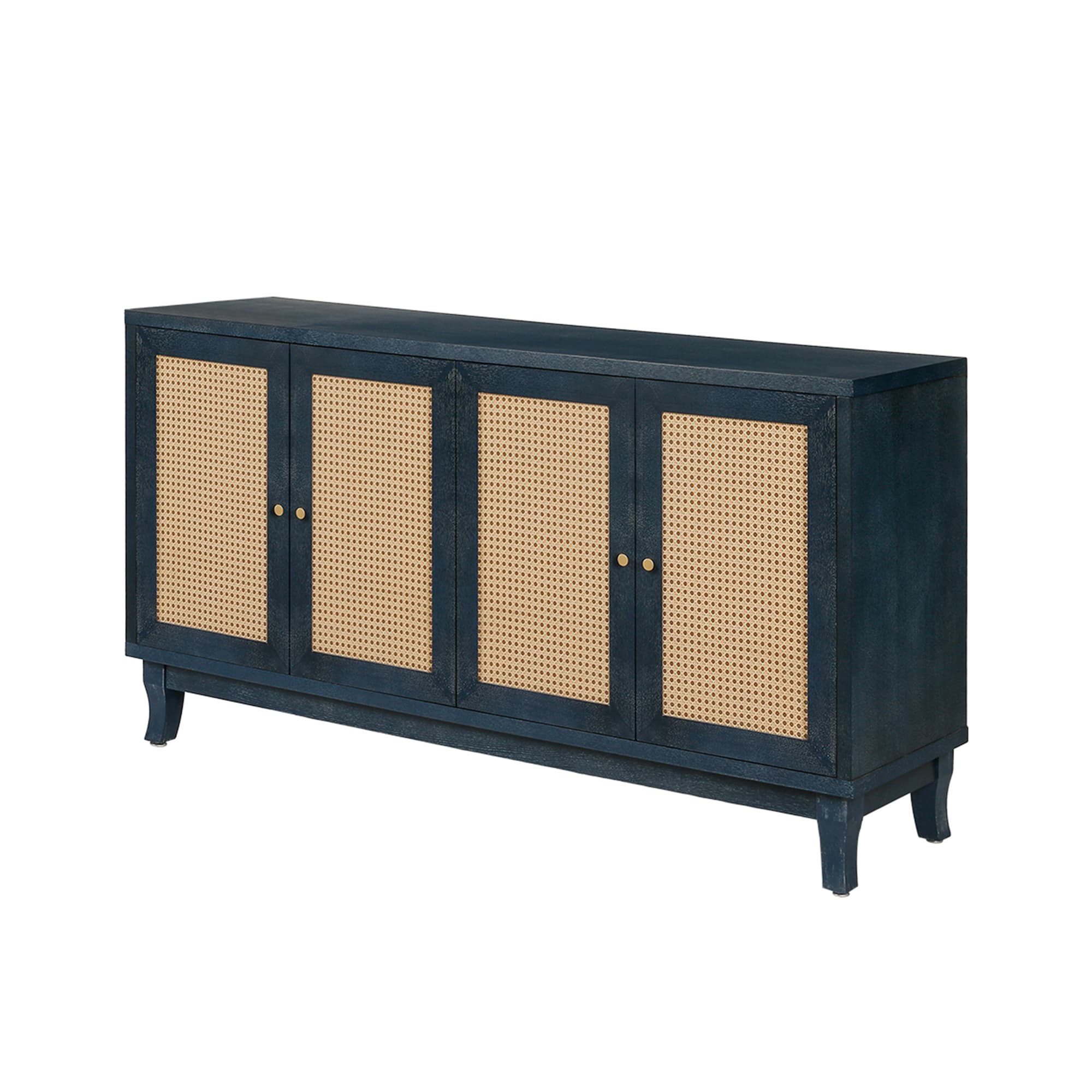 Bybafun YD2400025 Contemporary/Modern Blue Sideboard