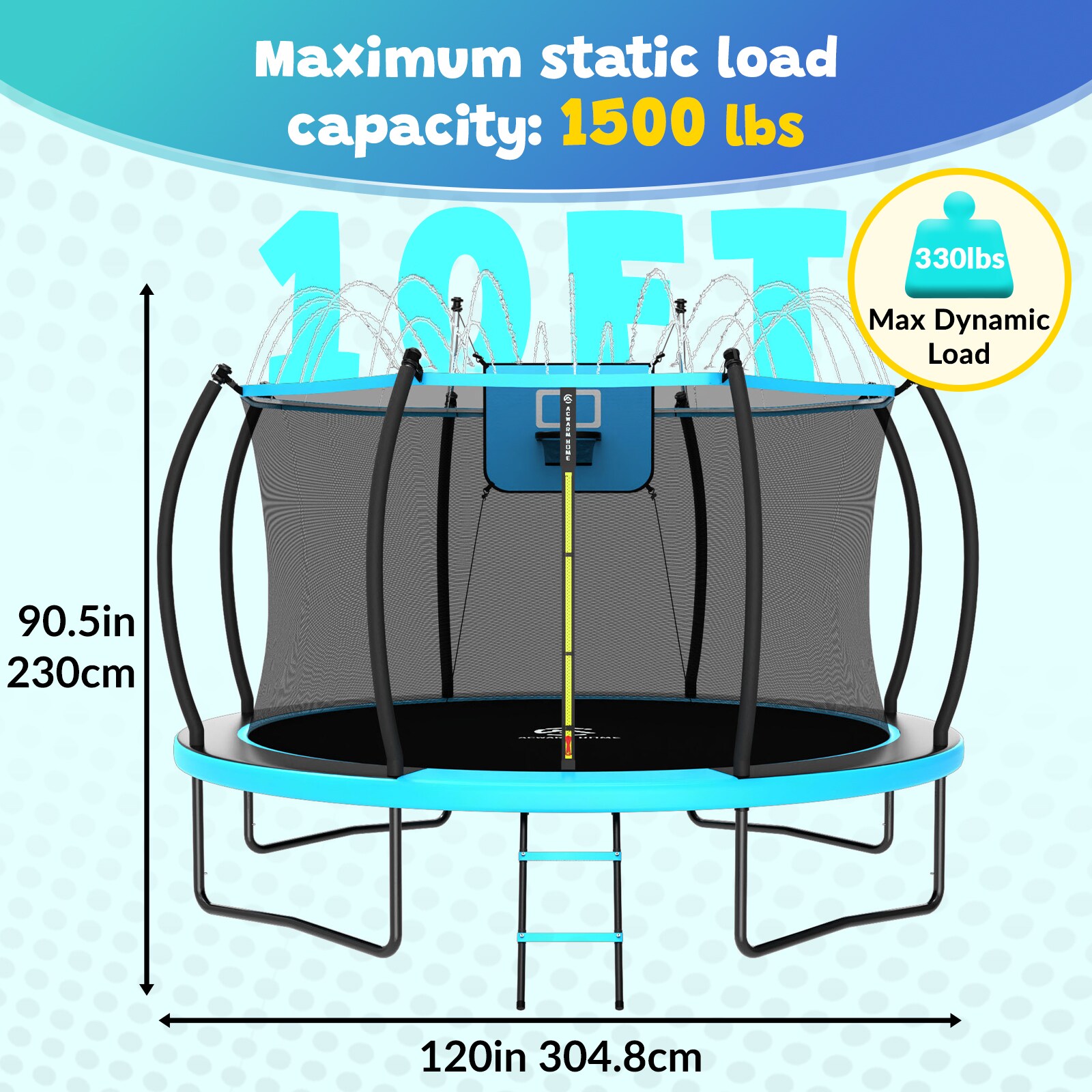 Jumpfly AC-HGT-LB-10FT-4G-26 trampolines - Thumbnail View #2