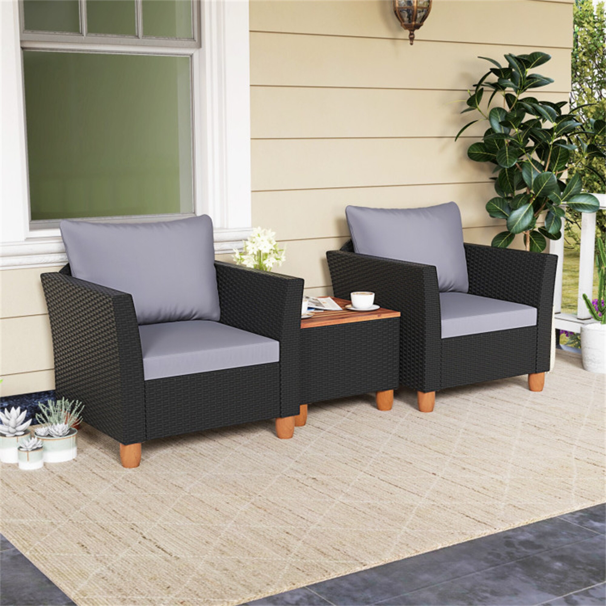 BABOOM BOM-71661GR-CO Patio-Conversation-Sets - View #2
