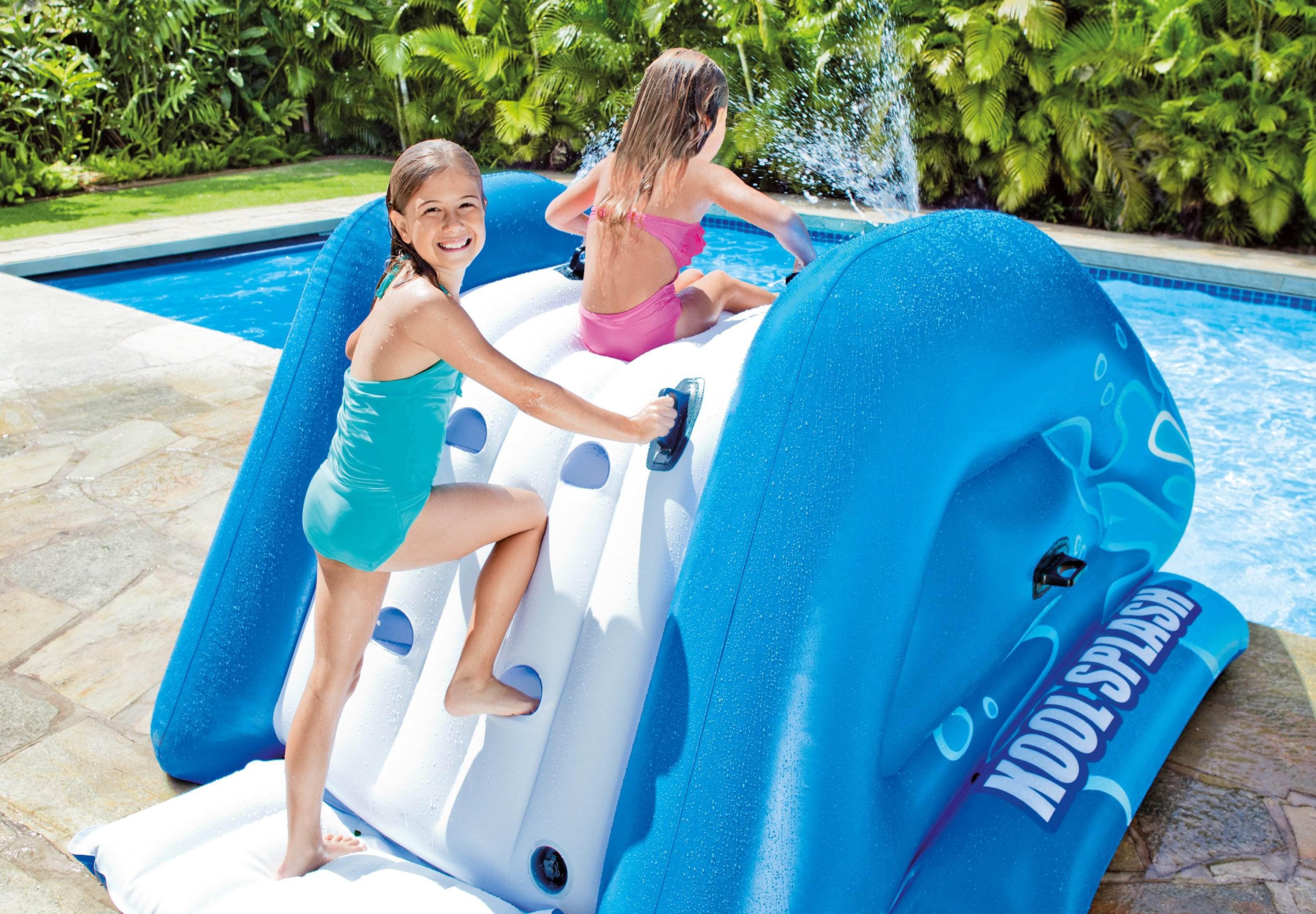 Intex Kool Splash Inflatable Swimming Pool Water Slide and Giant