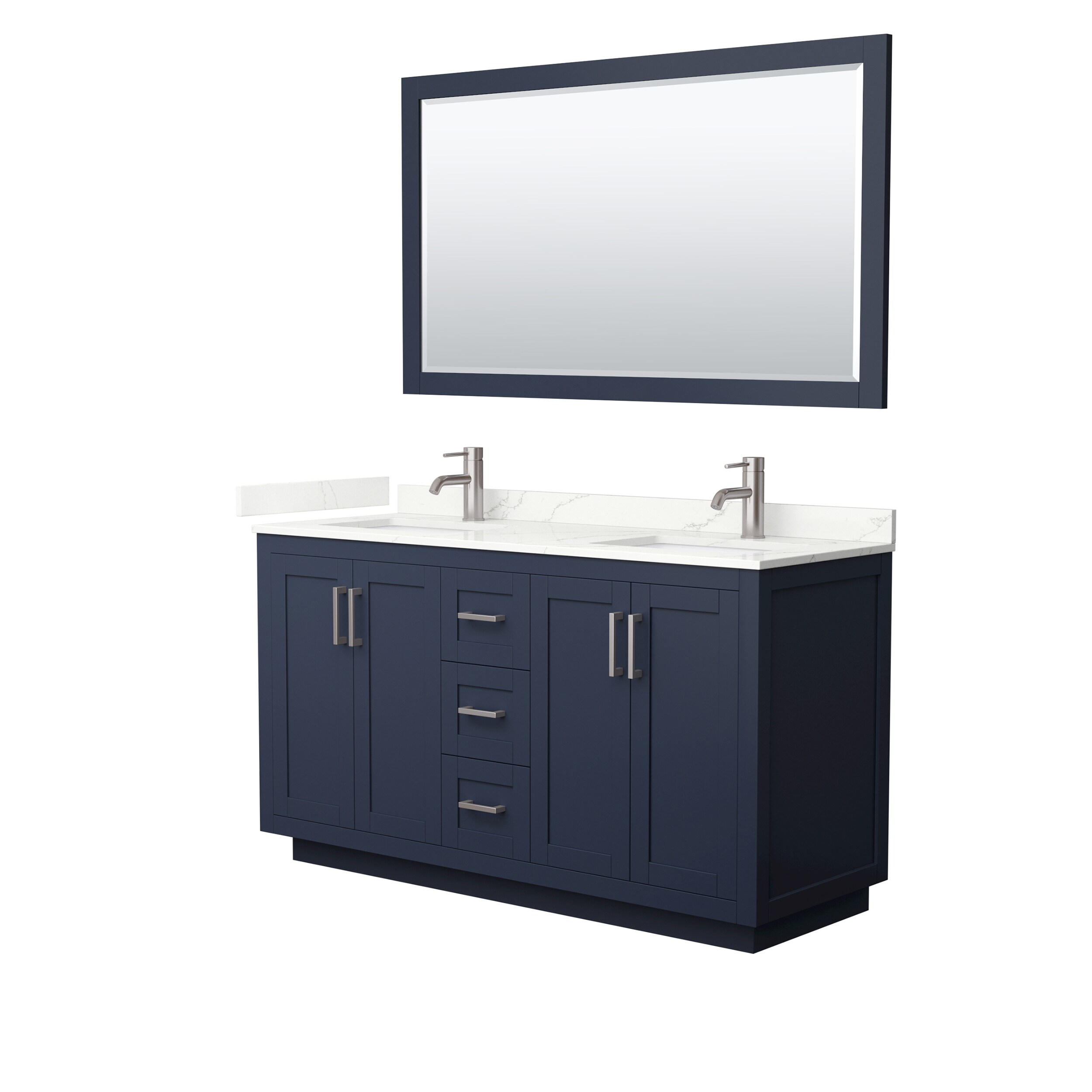Wyndham Collection WCF292960DBNGTUNSM58 Bath-Vanity-Combo - View #2