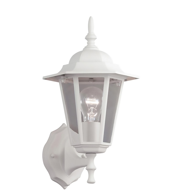 Sand White Outdoor Wall Light, Outdoor Wall Lantern Sconce White