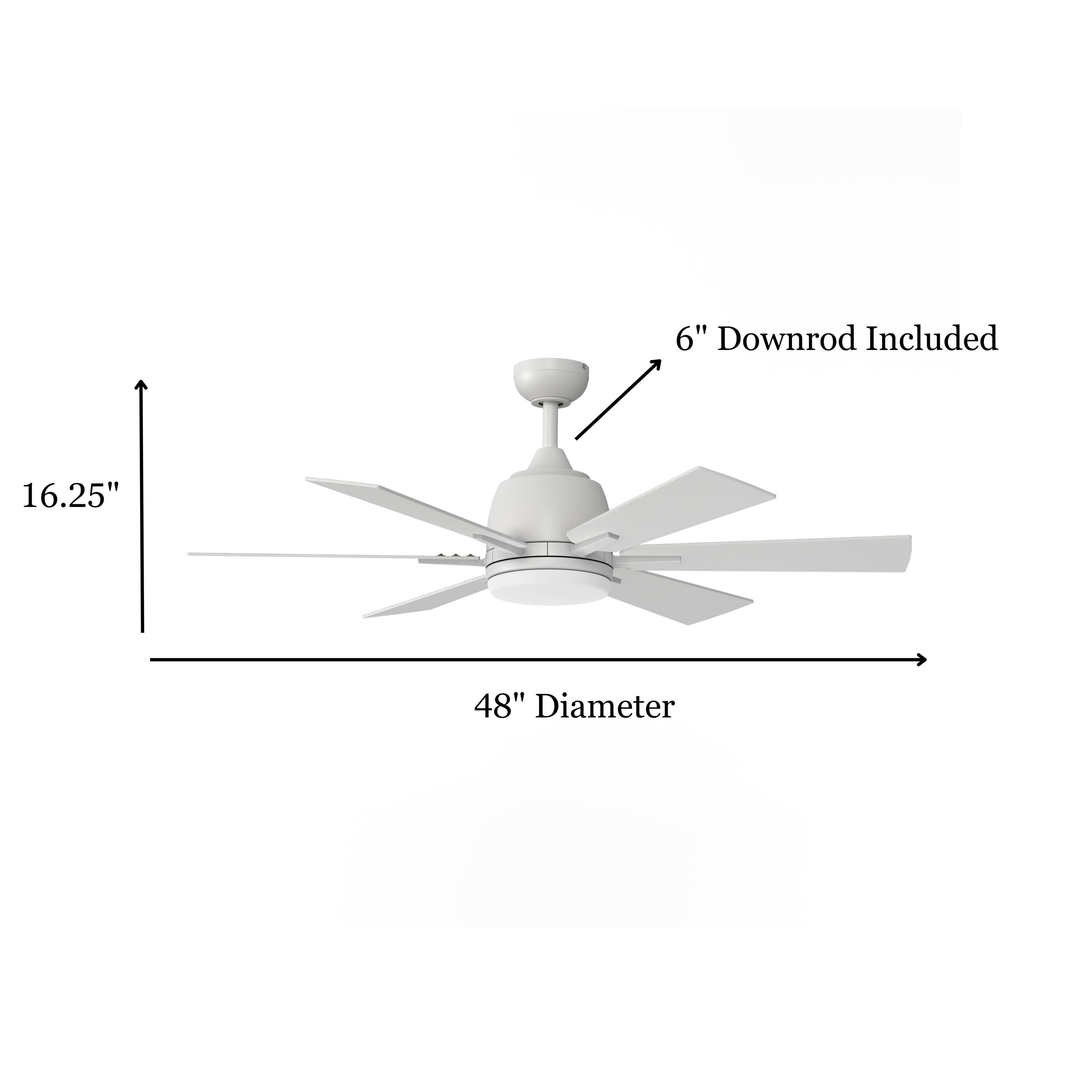 Harbor Breeze BRD48MWW6LR Ceiling-Fans - View #10
