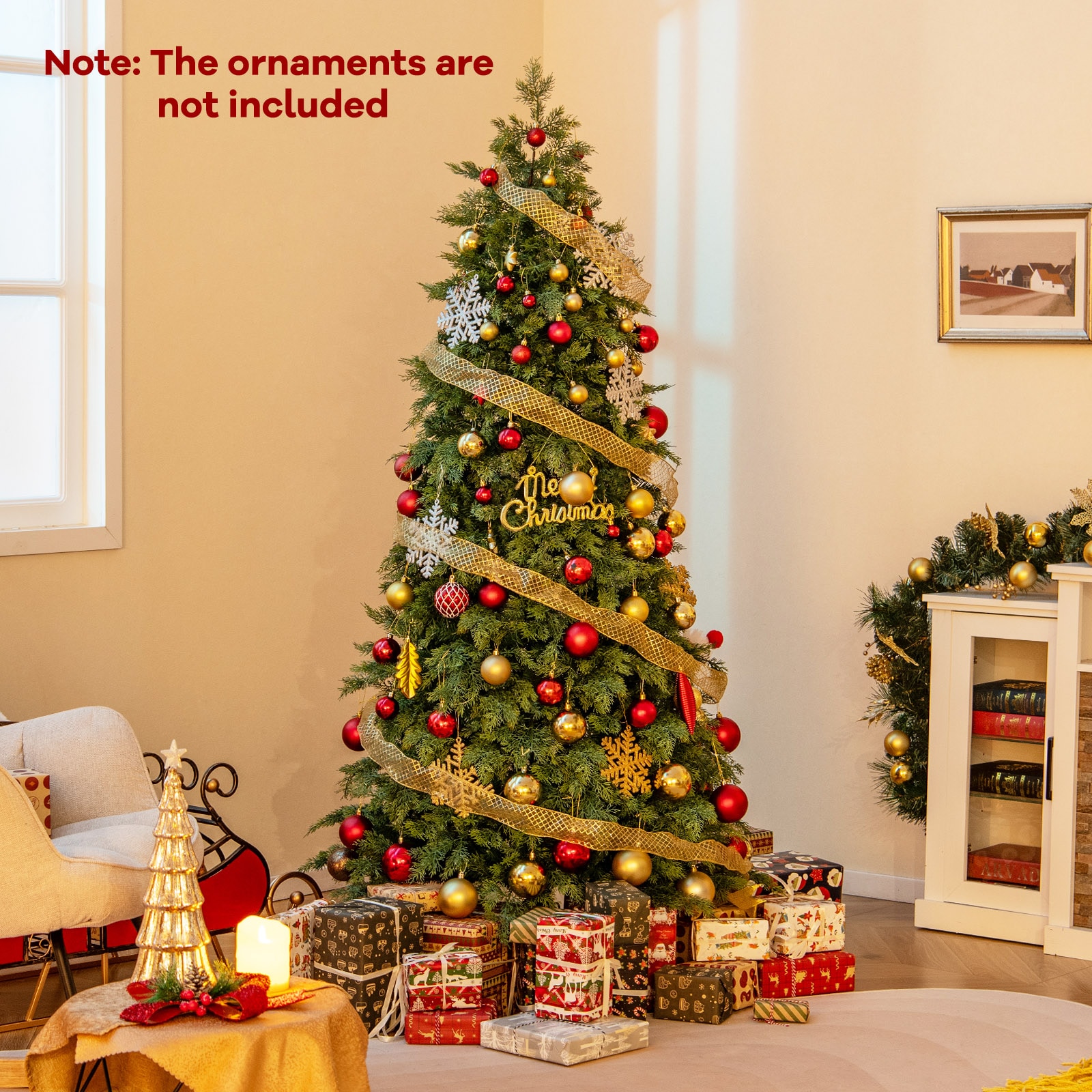 WELLFOR TX-HGY-10006US Artificial-Christmas-Trees - View #3