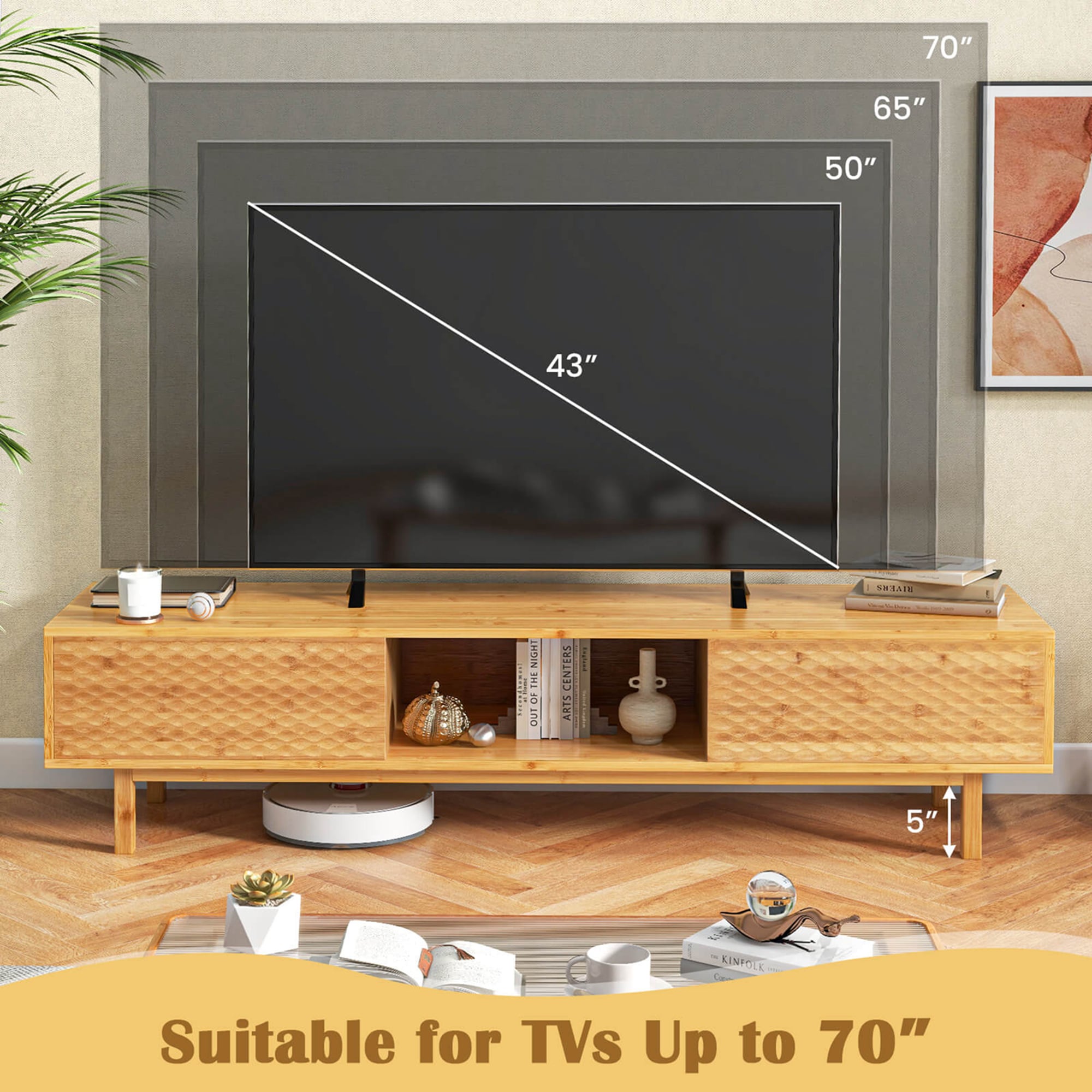Costway HCST03298 Tv-Stands - View #3