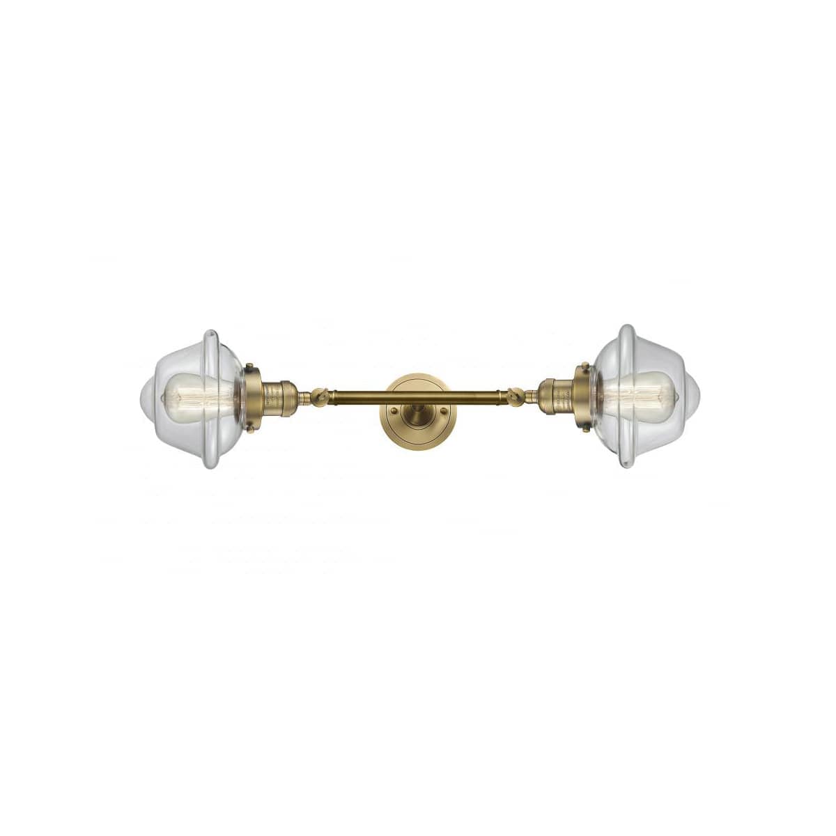 Innovations Lighting -  208L-BB-G532 Franklin Restoration Small Oxford Bathroom Vanity Light