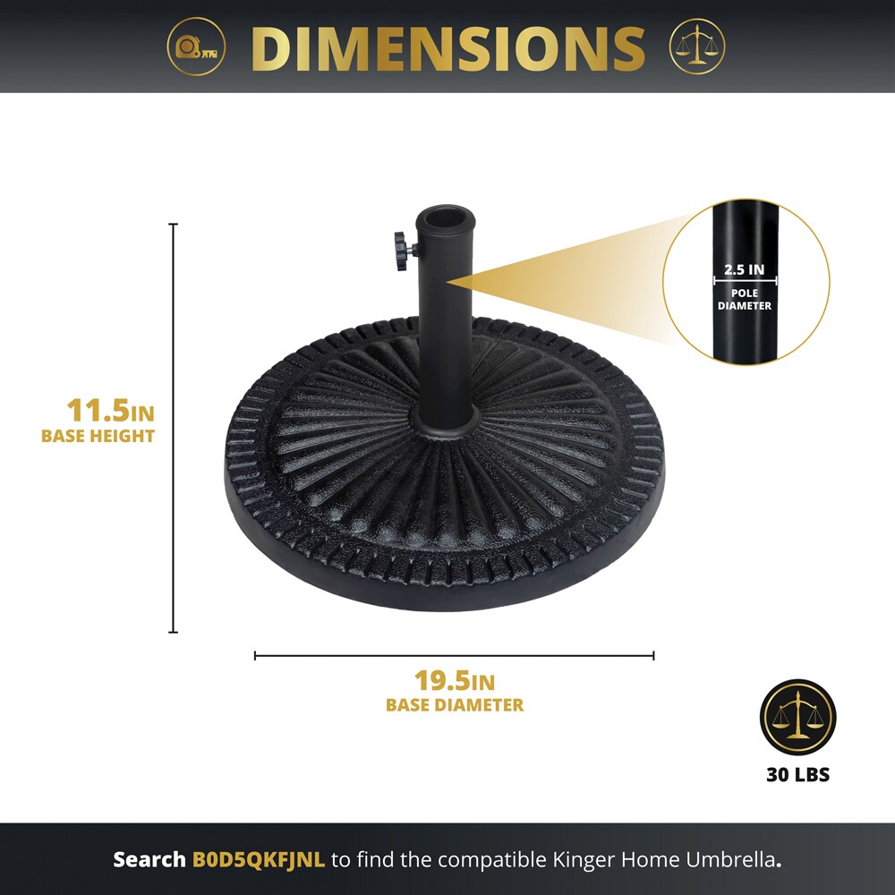 Kinger Home BS-15KG-RB Umbrella-Bases - View #4