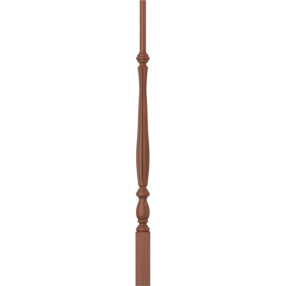 L.J. Smith Stair Systems LJB-2915-C 34 34-in x 1.75-in Unfinished Cherry Pin Top Stair Baluster