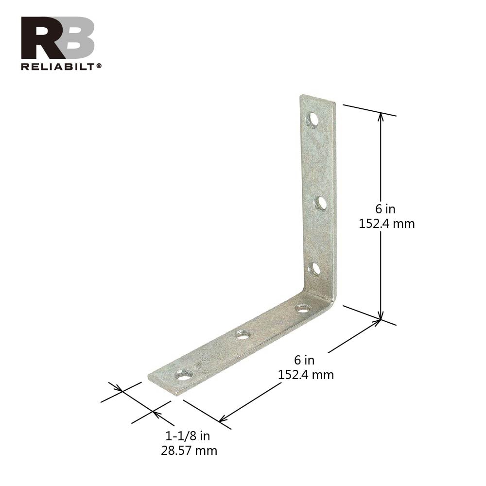 RELIABILT 22508MGLLG Mending-Plates-Brackets-Braces - View #5