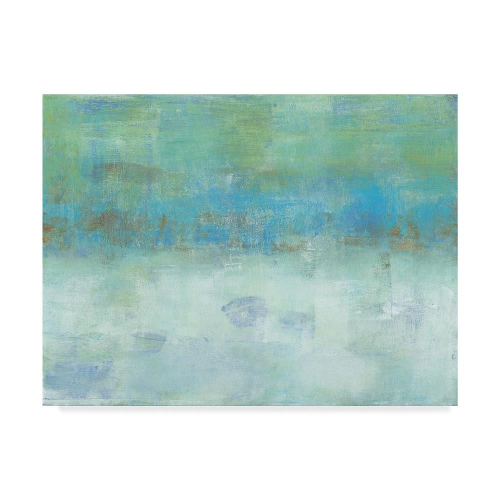 Trademark Fine Art WAG01041-C2432GG Framed 24-in H x 32-in W Abstract Print on Canvas