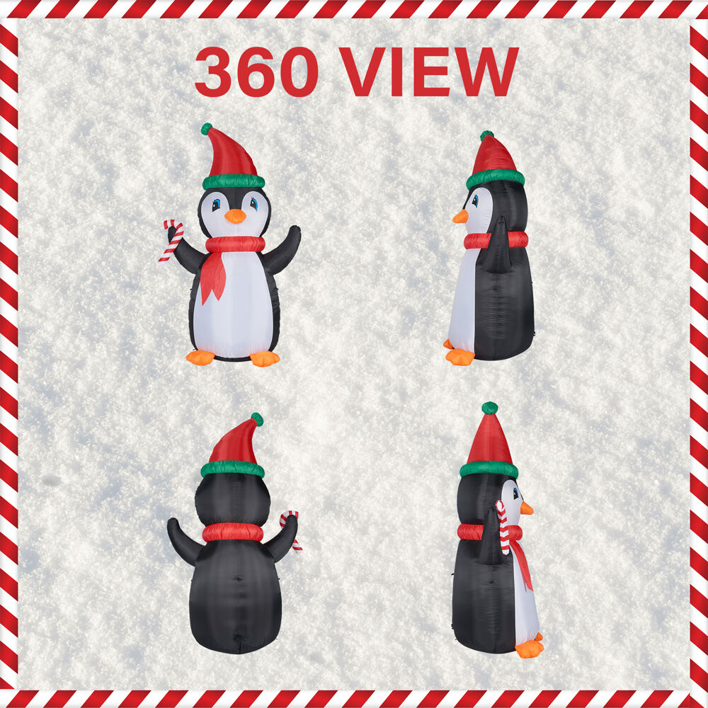 Fraser Hill Farm FHFPENGN101-L Christmas-Inflatables - View #3